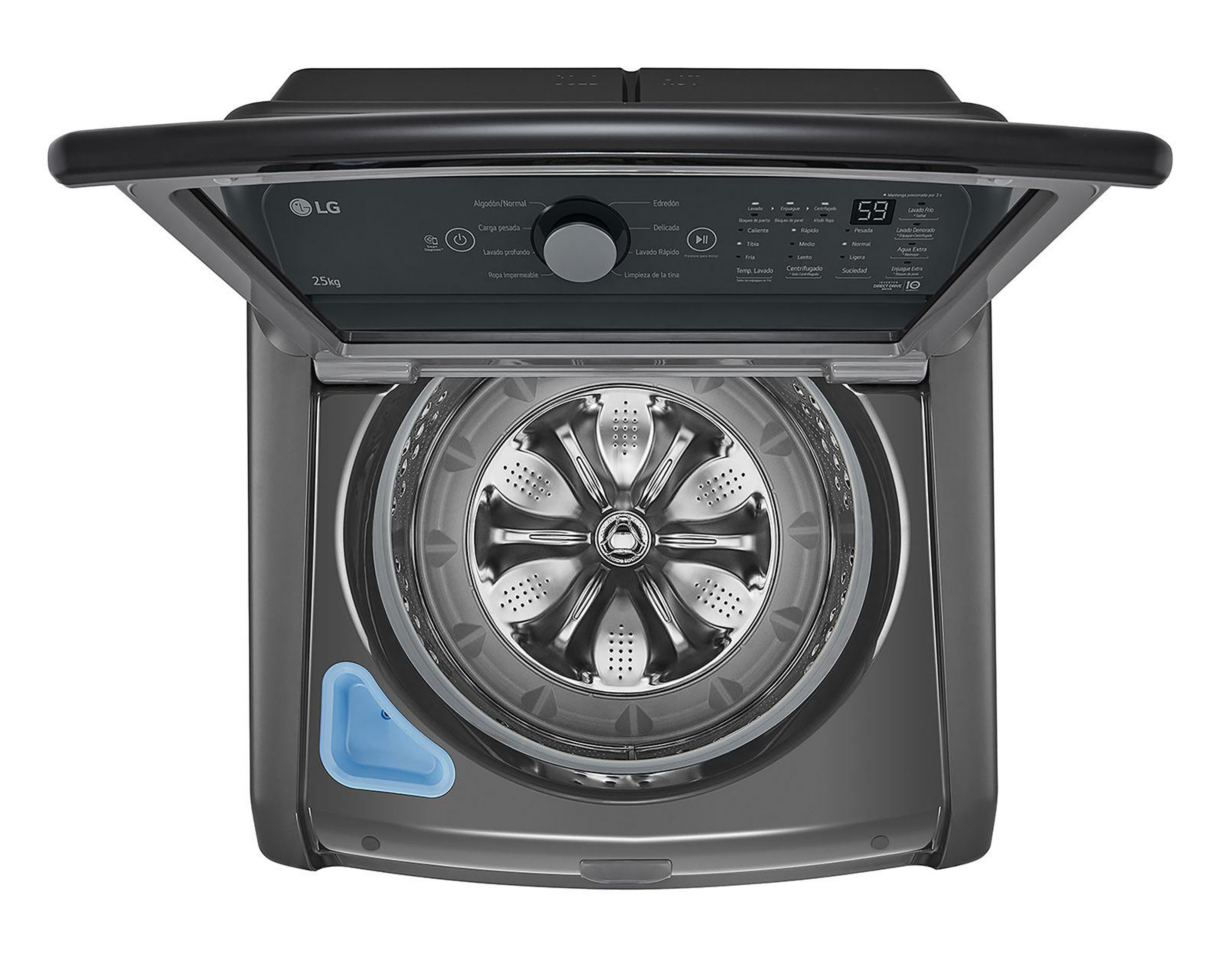 Foto 5 | Lavadora LG Automática WT25MT6HK.ABWELAT 25 kg Negra