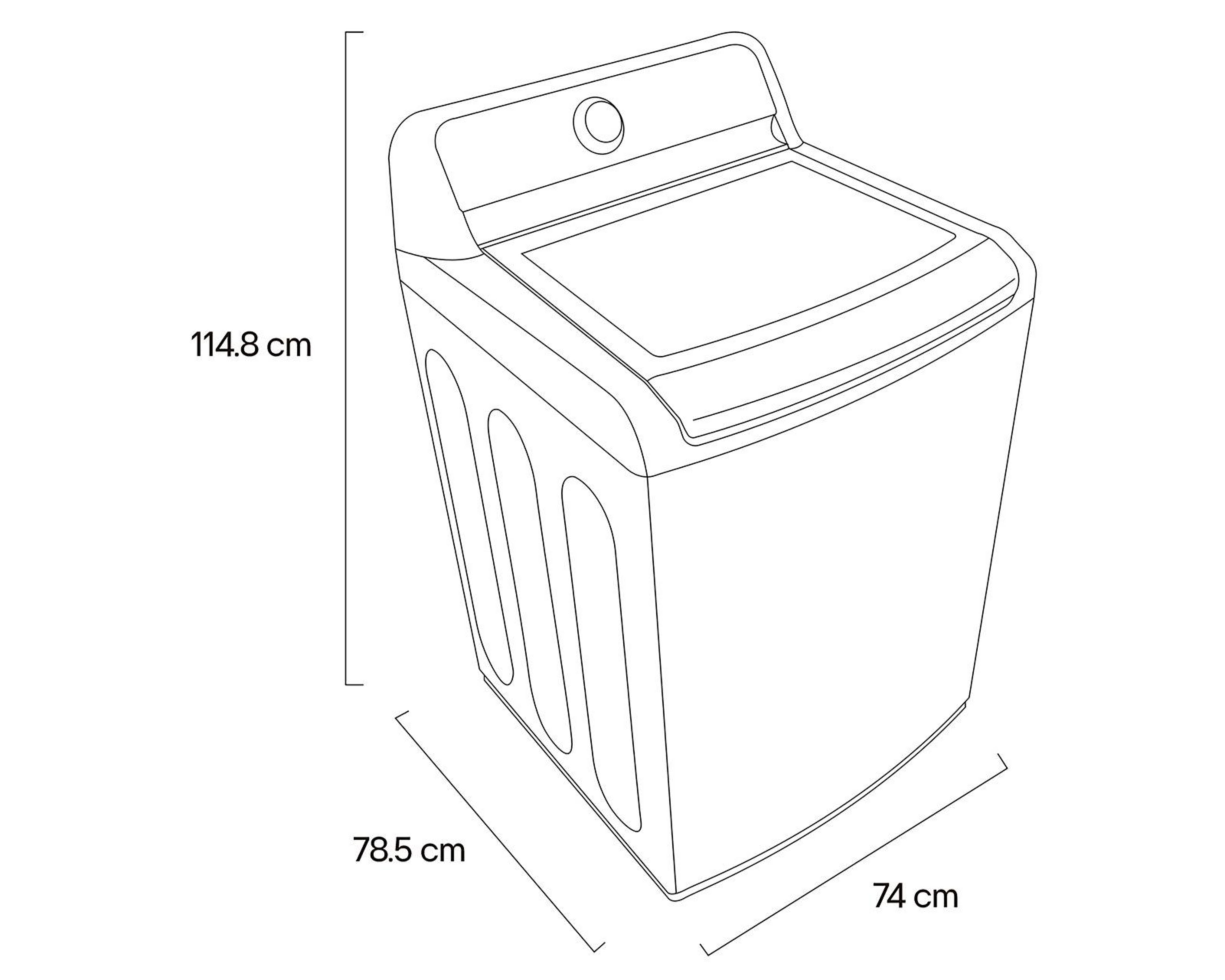 Foto 8 pulgar | Lavadora LG Automática WT25MT6HK.ABWELAT 25 kg Negra