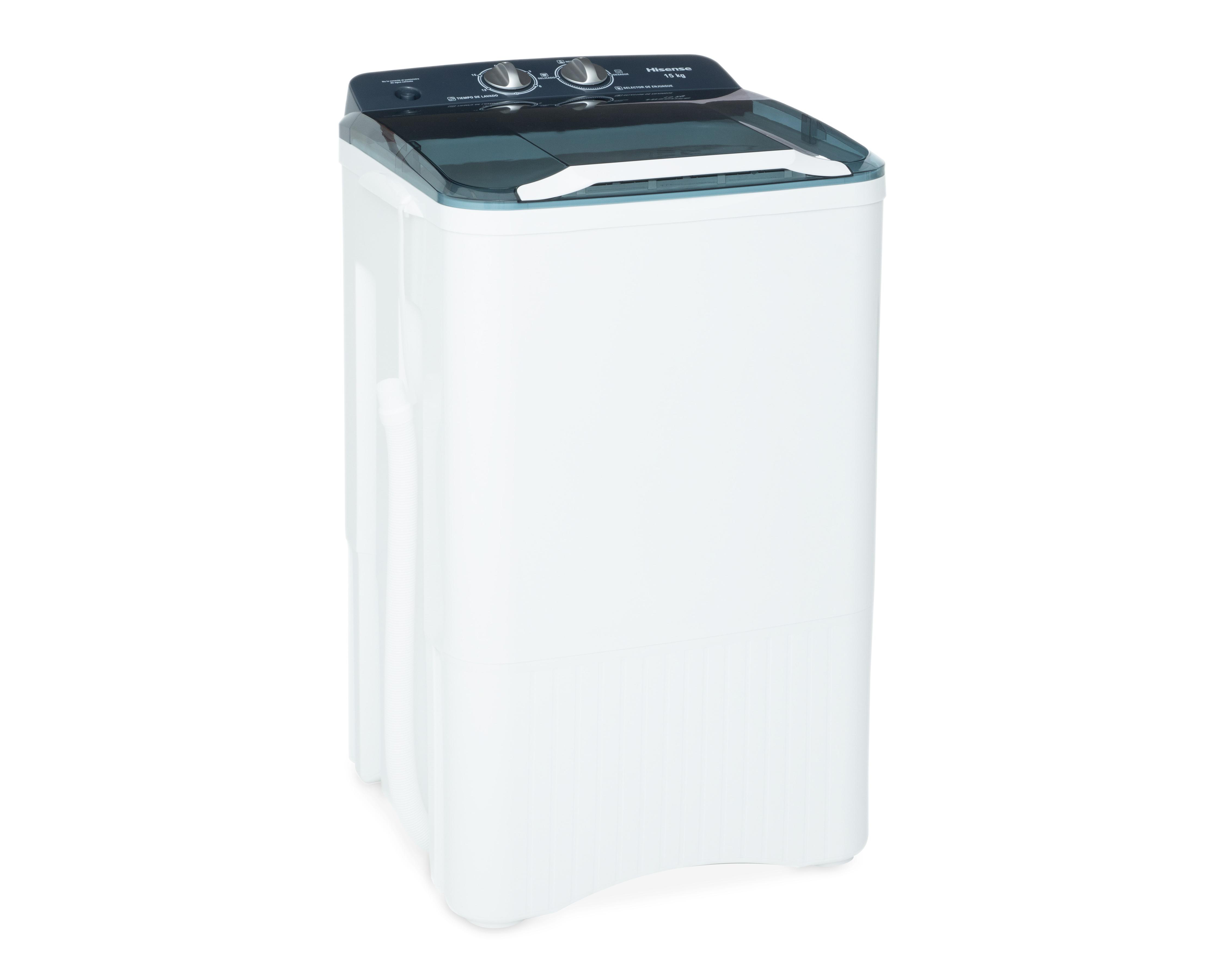 Lavadora Hisense Tina Redonda WSFF1502 15 kg Blanca $3,199