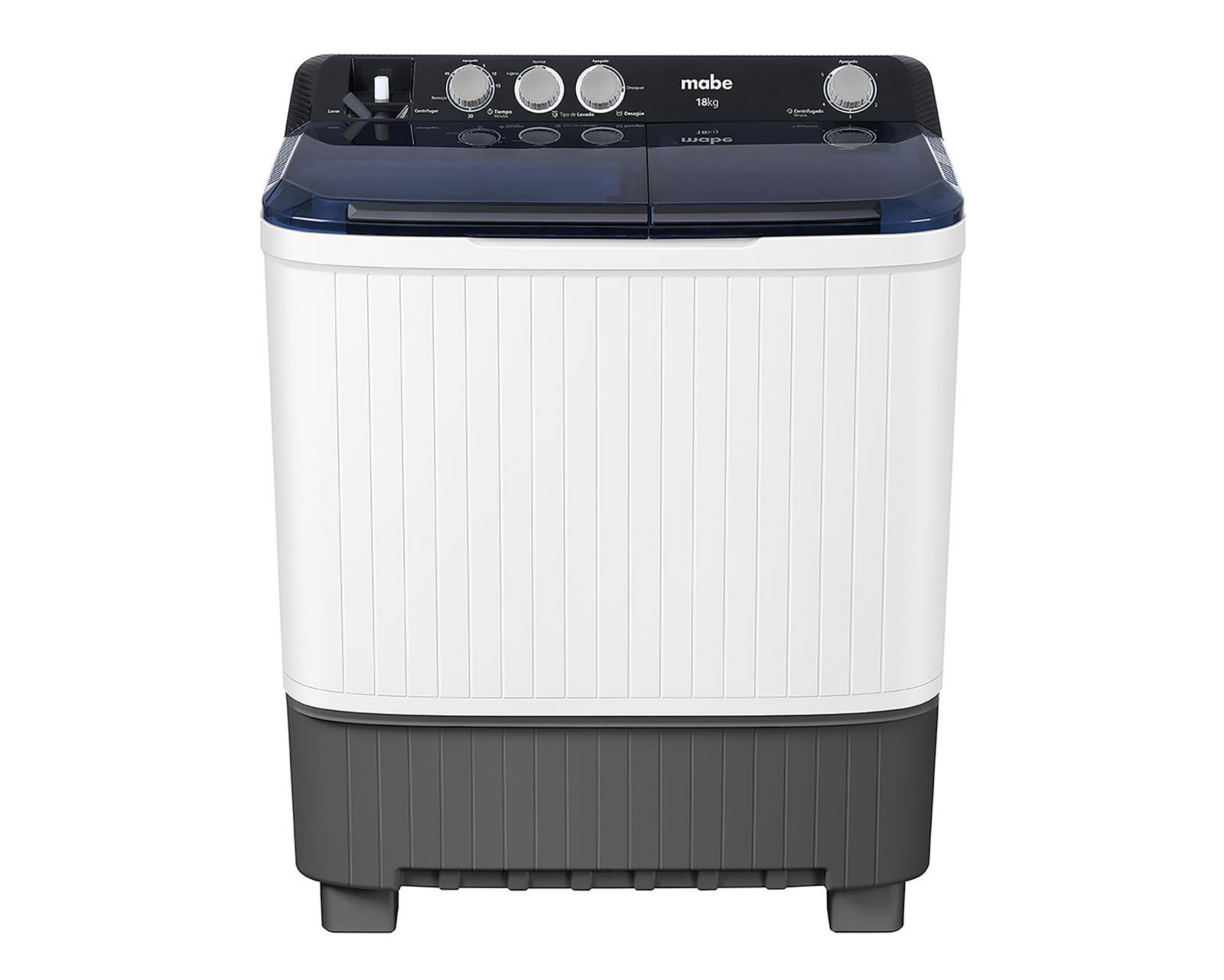 Lavadora Mabe Semiautomática LMDX8124HBAB0 18 kg Blanco