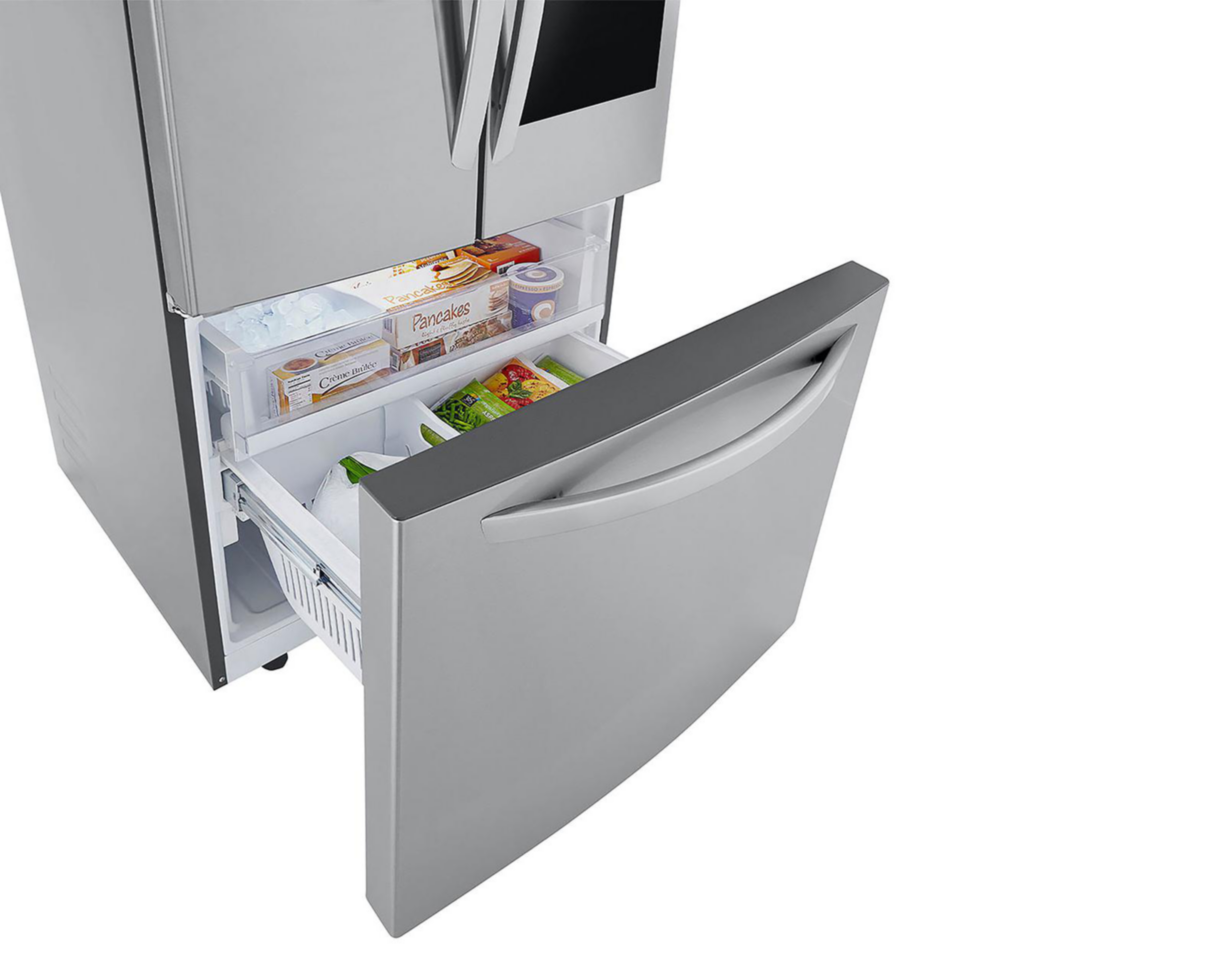 Foto 5 pulgar | Refrigerador LG French Door 25 Pies Plateado GM25BQSASTFMXM