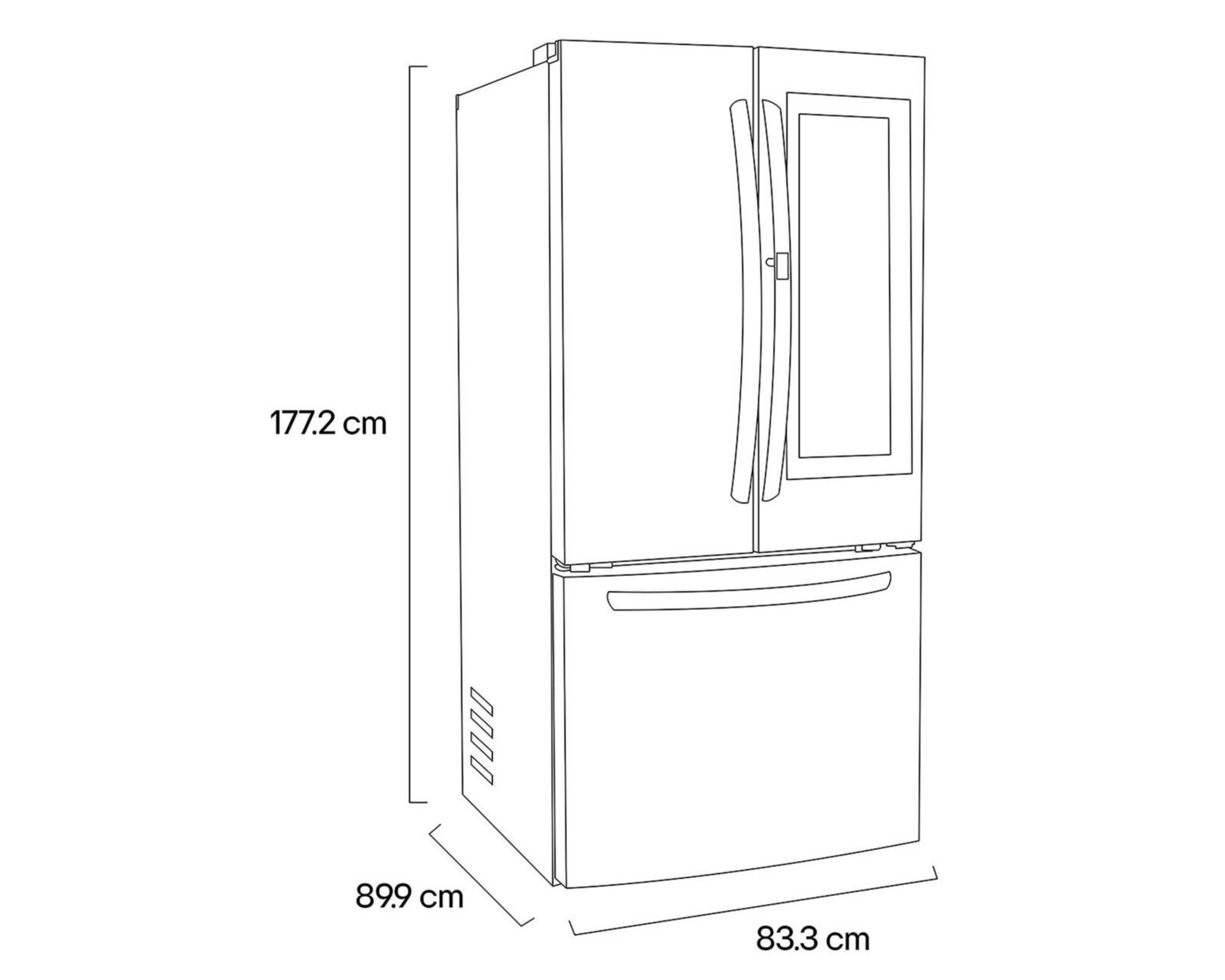 Foto 7 pulgar | Refrigerador LG French Door 25 Pies Plateado GM25BQSASTFMXM