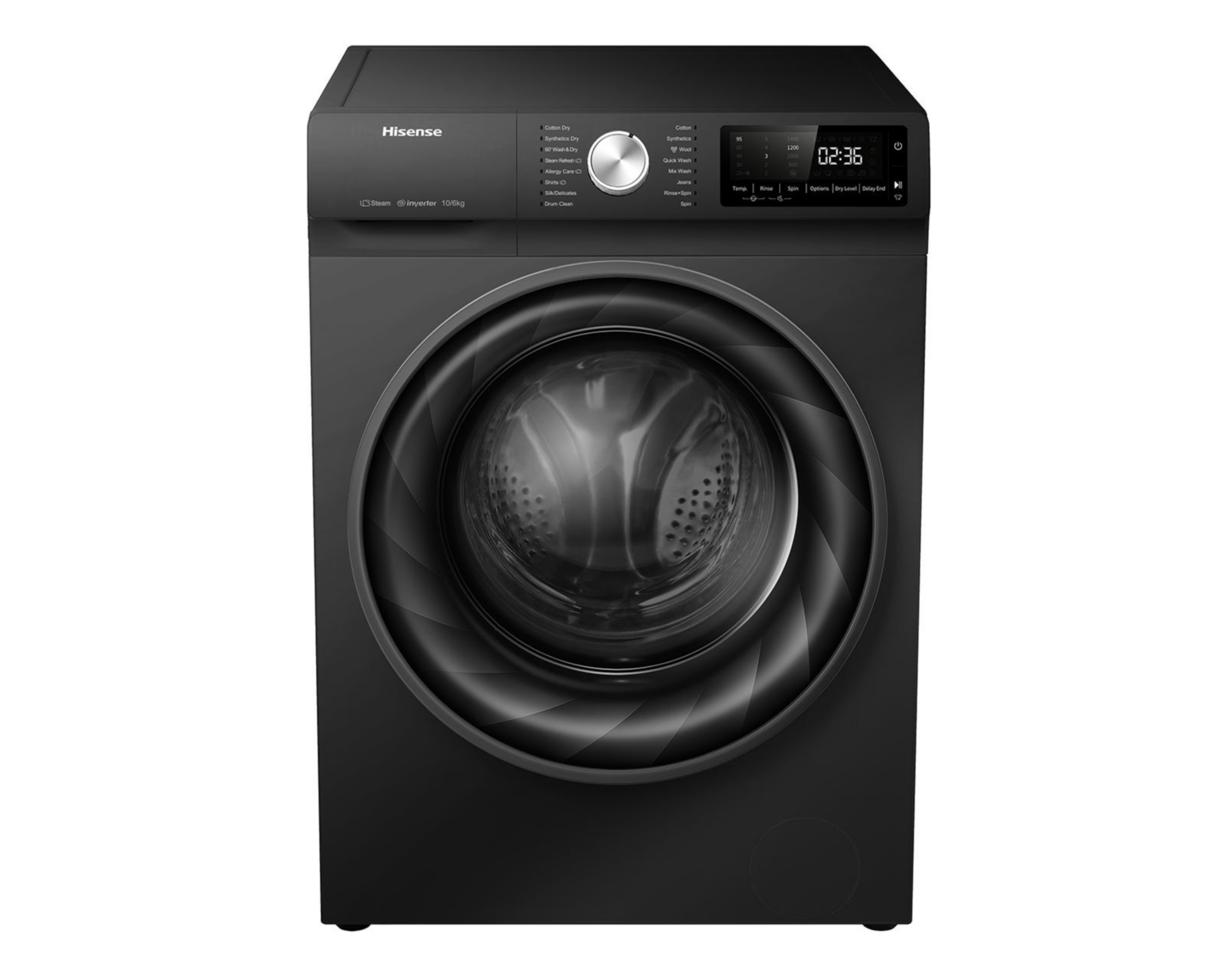 Lavasecadora Hisense Centrífuga WD5Q1542BB 15 kg Negra