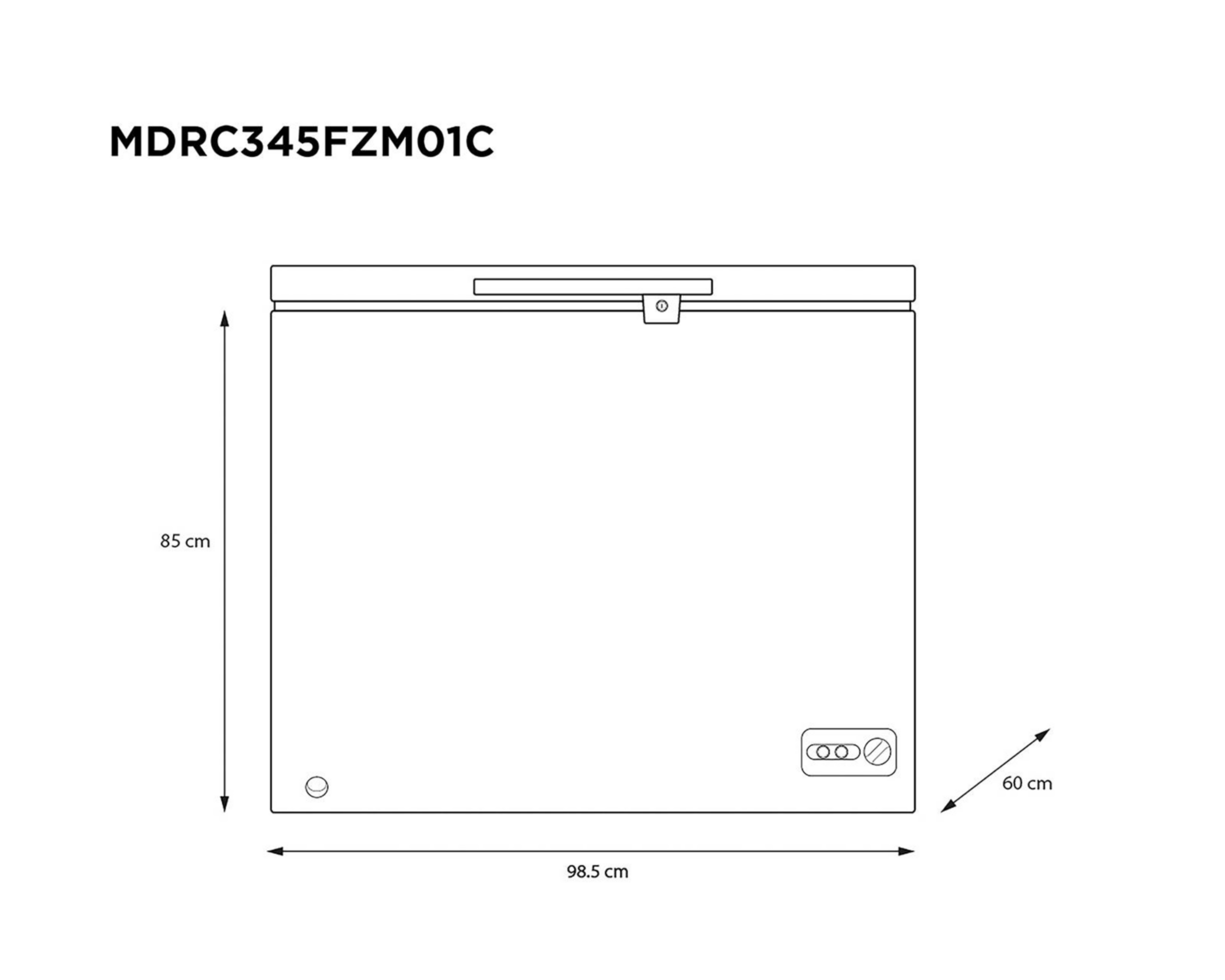 Foto 5 | Congelador Midea MDRC345FZM01C 9 Pies Blanco