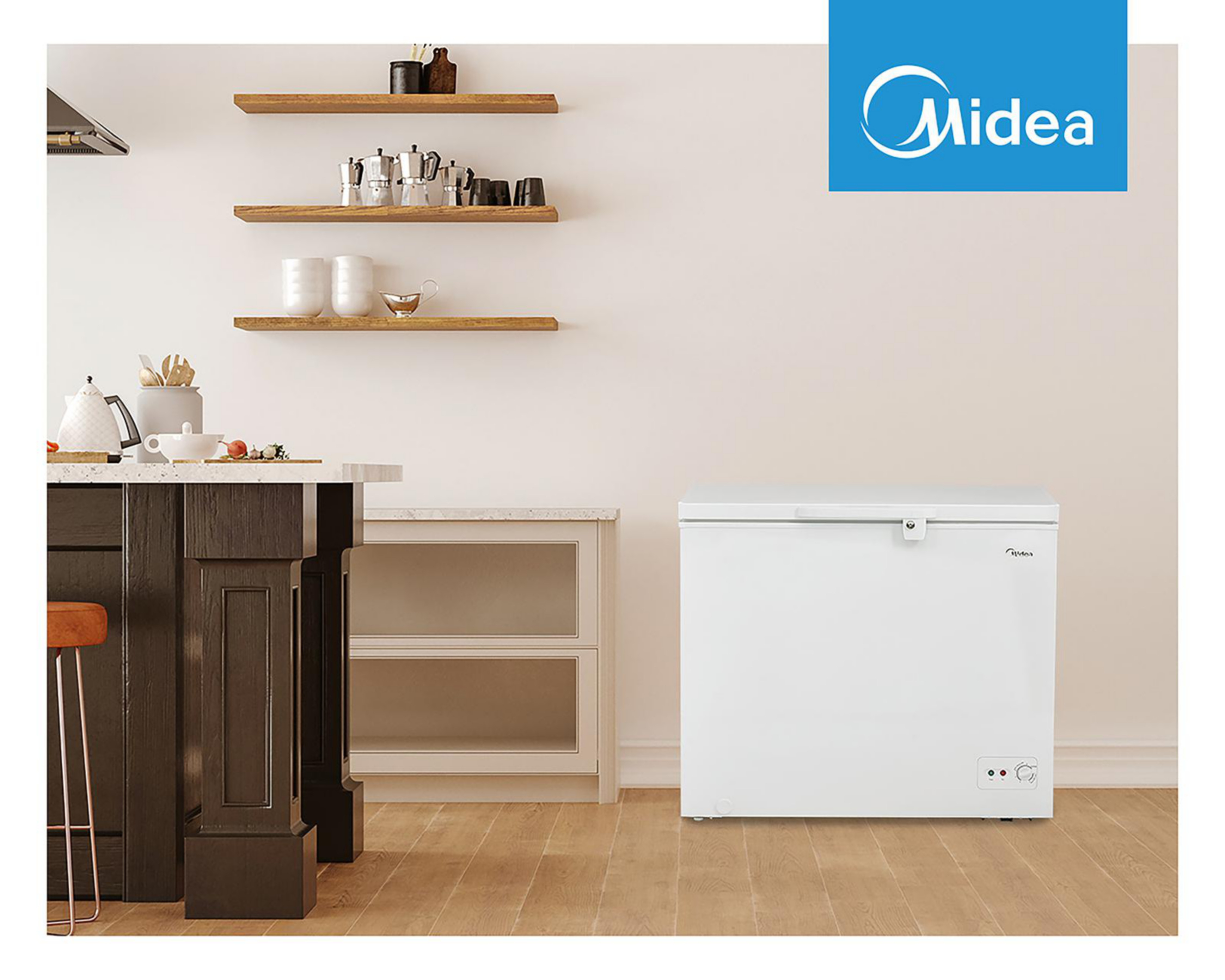 Foto 6 | Congelador Midea MDRC345FZM01C 9 Pies Blanco