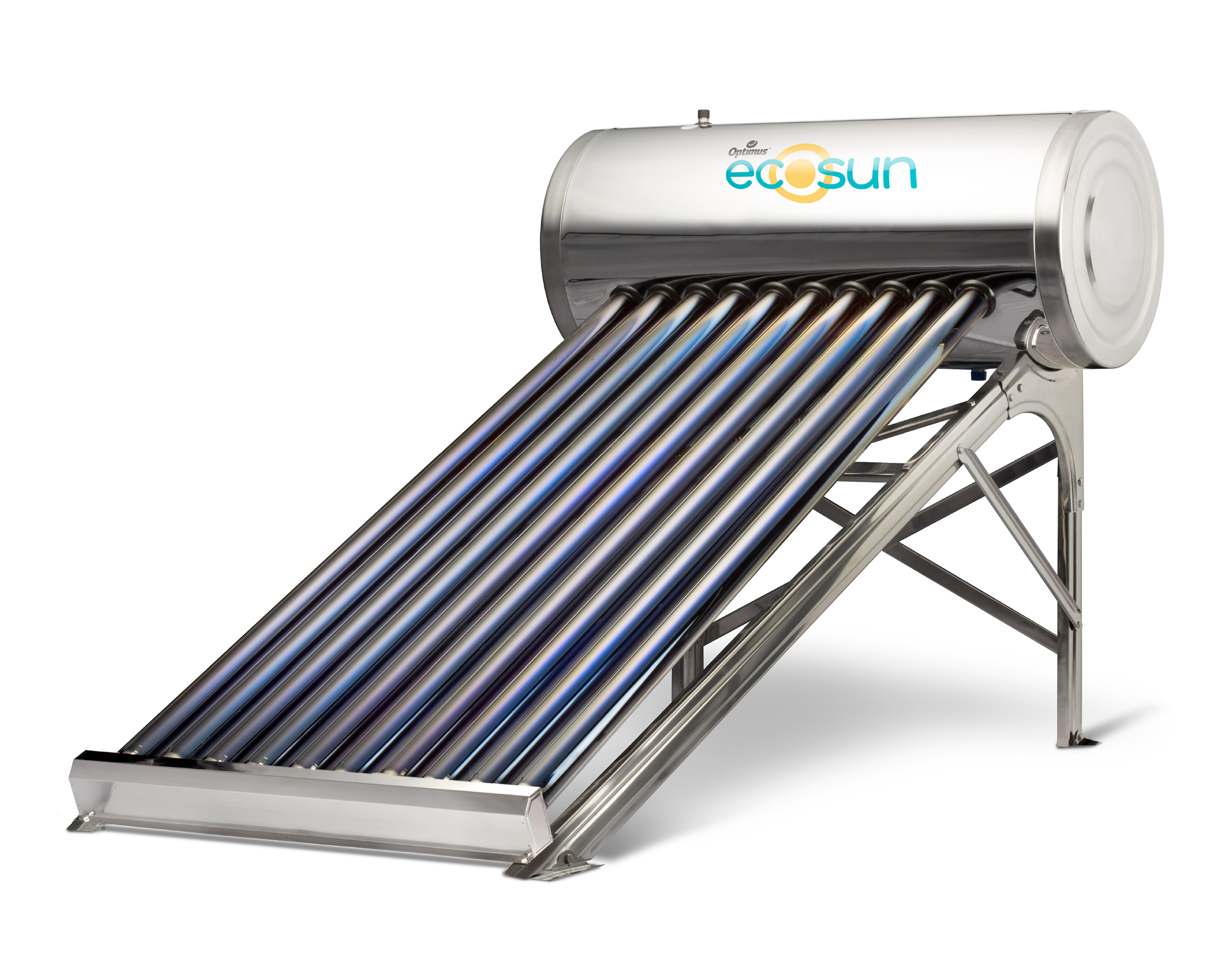 Calentador de Agua Optimus SG 10/58/1800 de 3 Servicios Solar - Gas