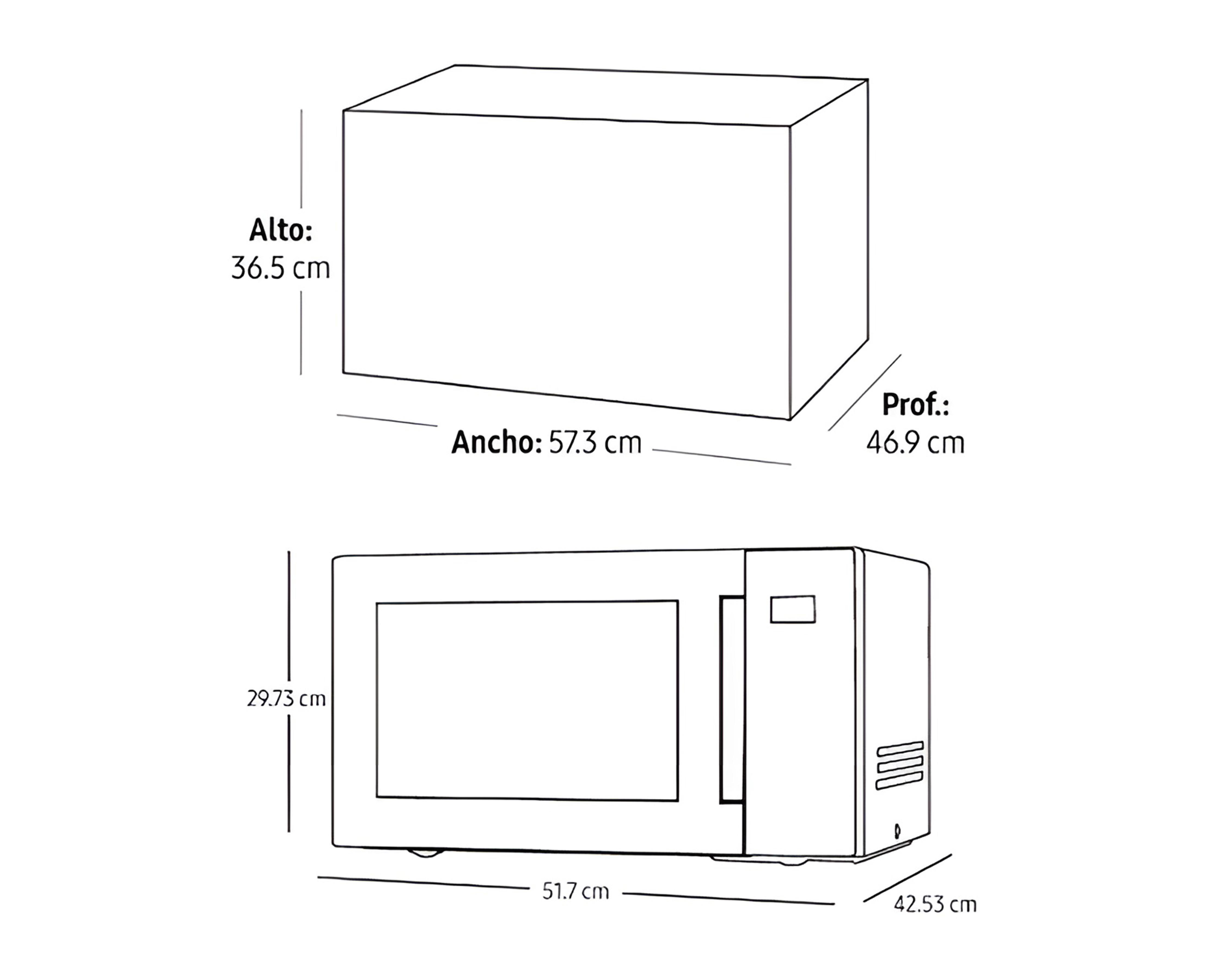 Foto 5 pulgar | Horno de Microondas Samsung 1 Pie MG30T5018UW/AX Blanco