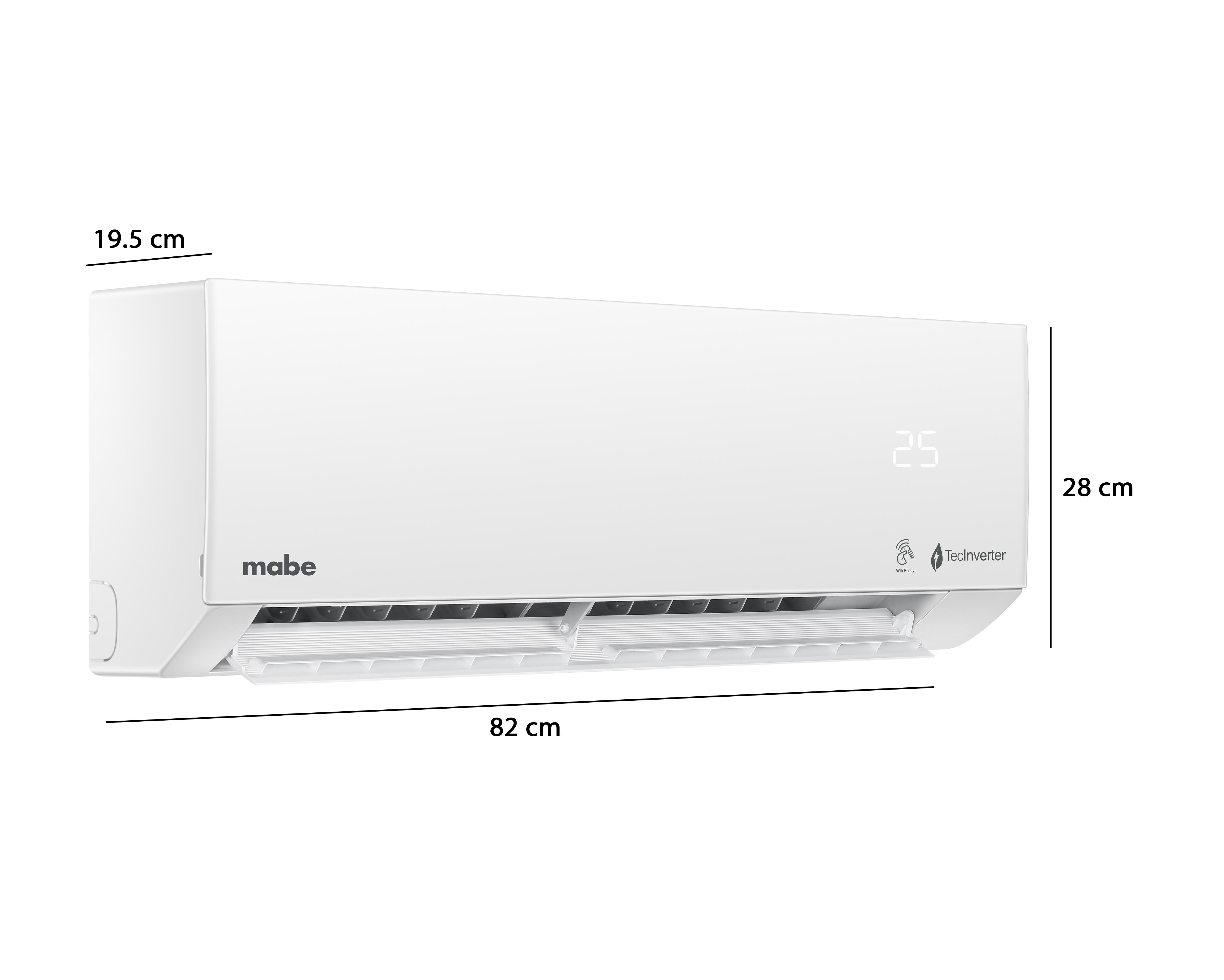 Foto 5 | Minisplit Mabe 1 Tonelada 110 v Solo Frío MMI12CABWCA32ME1