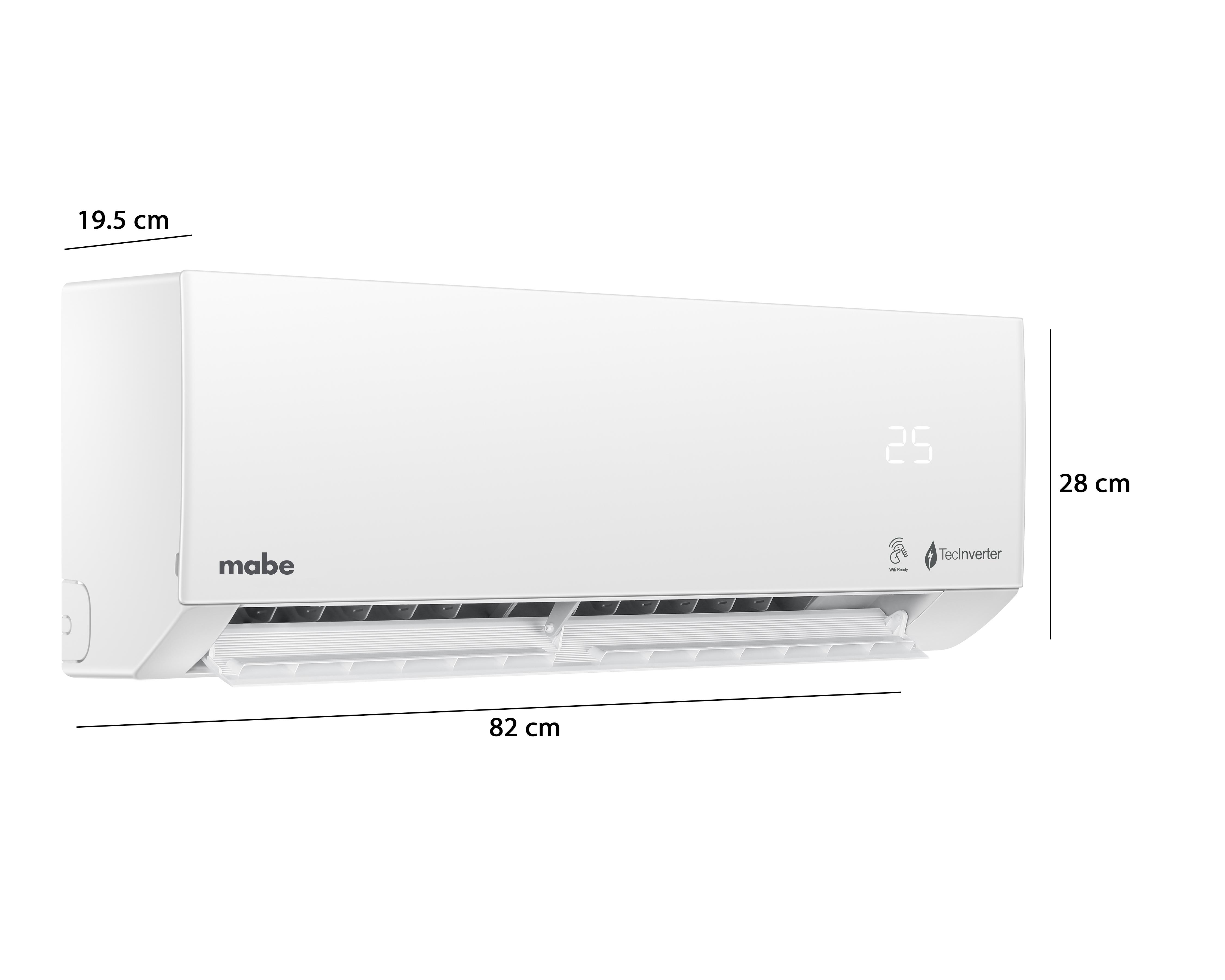 Foto 6 pulgar | Minisplit Mabe Inverter 1 Tonelada 220V Solo Frío MMI12CDBWCA32ME1