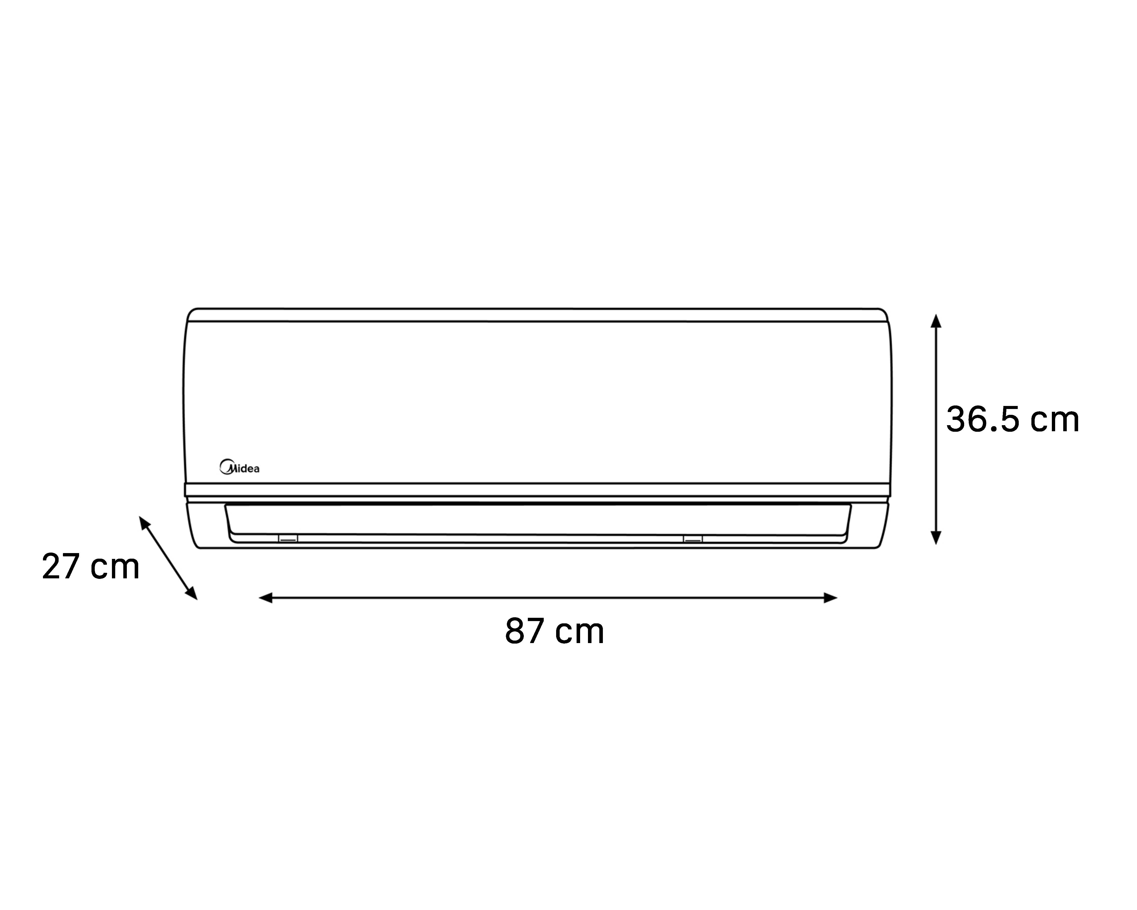 Foto 5 | Minisplit Midea Inverter 1 Tonelada 220V Solo Frío MAS12C2ECSC