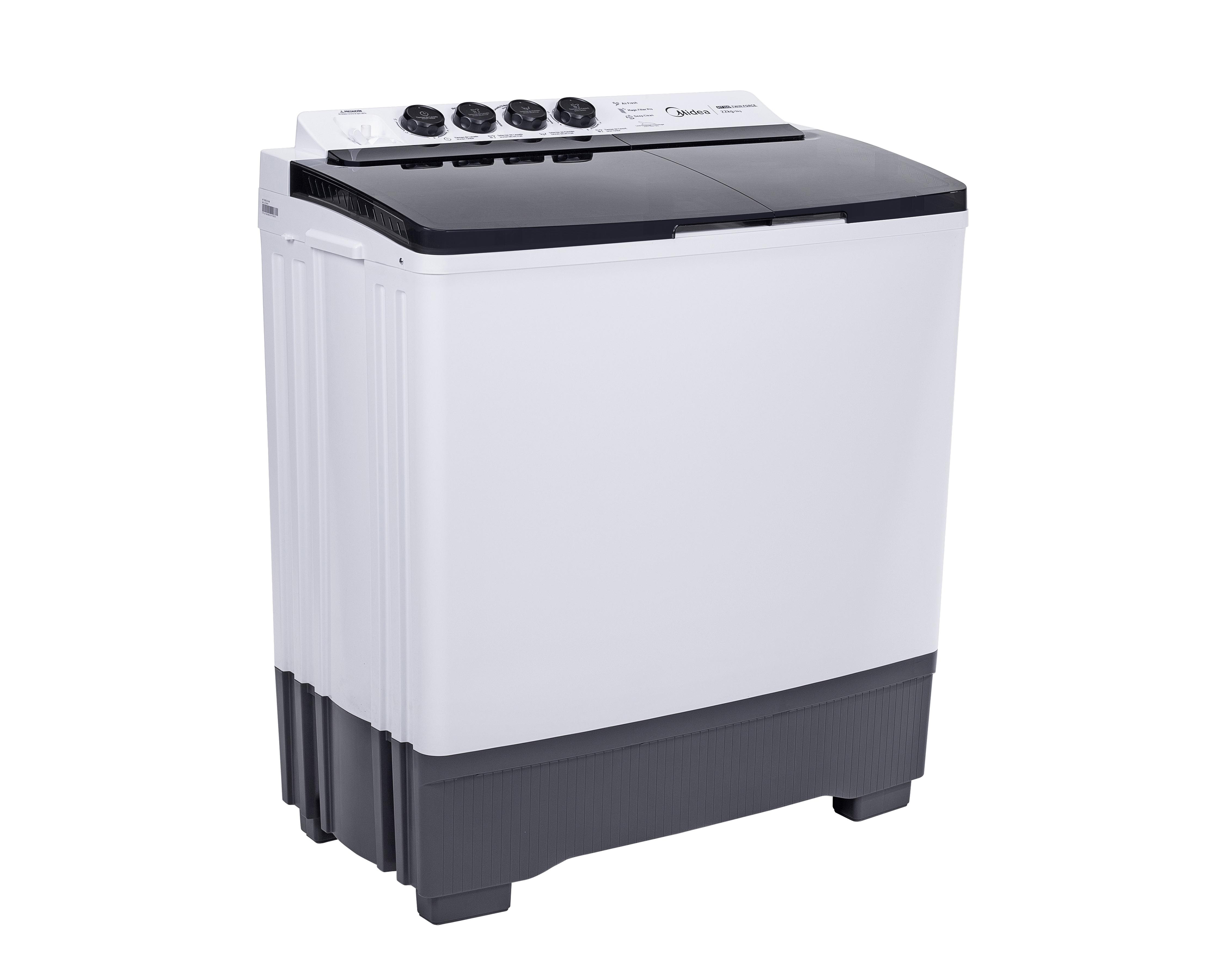 Lavadora Midea Semiautomática MT100W220/W-MX 22 kg Blanca