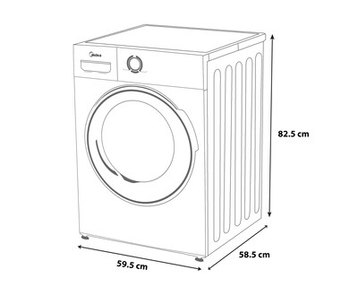 Foto 7 | Lavasecadora Midea Automática MF200D150WB/T 15 kg Gris