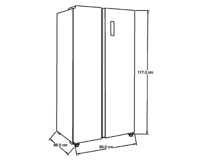 Foto 6 | Refrigerador Whirlpool Side by Side Xpert 18 Pies Gris WD1600S