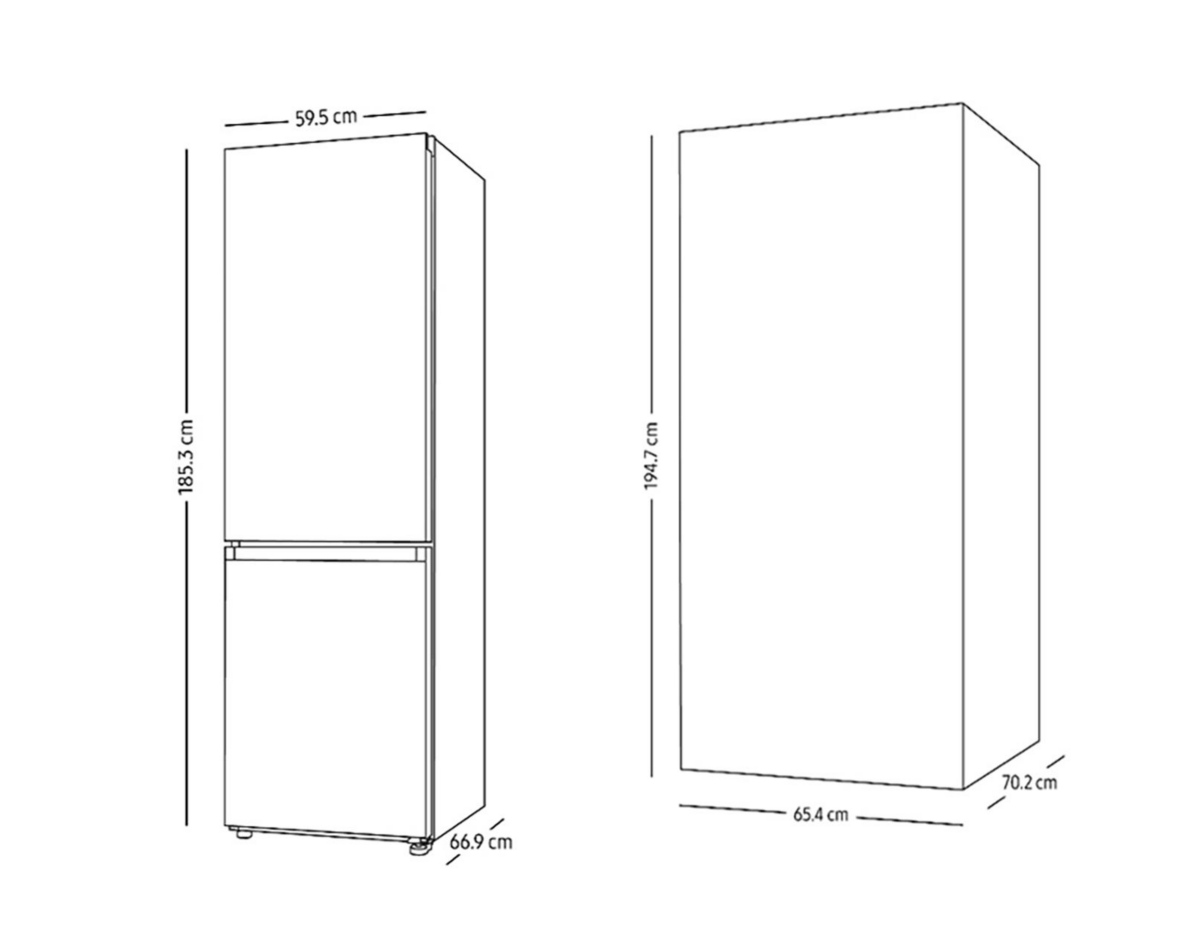 Foto 5 pulgar | Refrigerador Samsung Bespoke Bottom Mount 12 Pies Azul