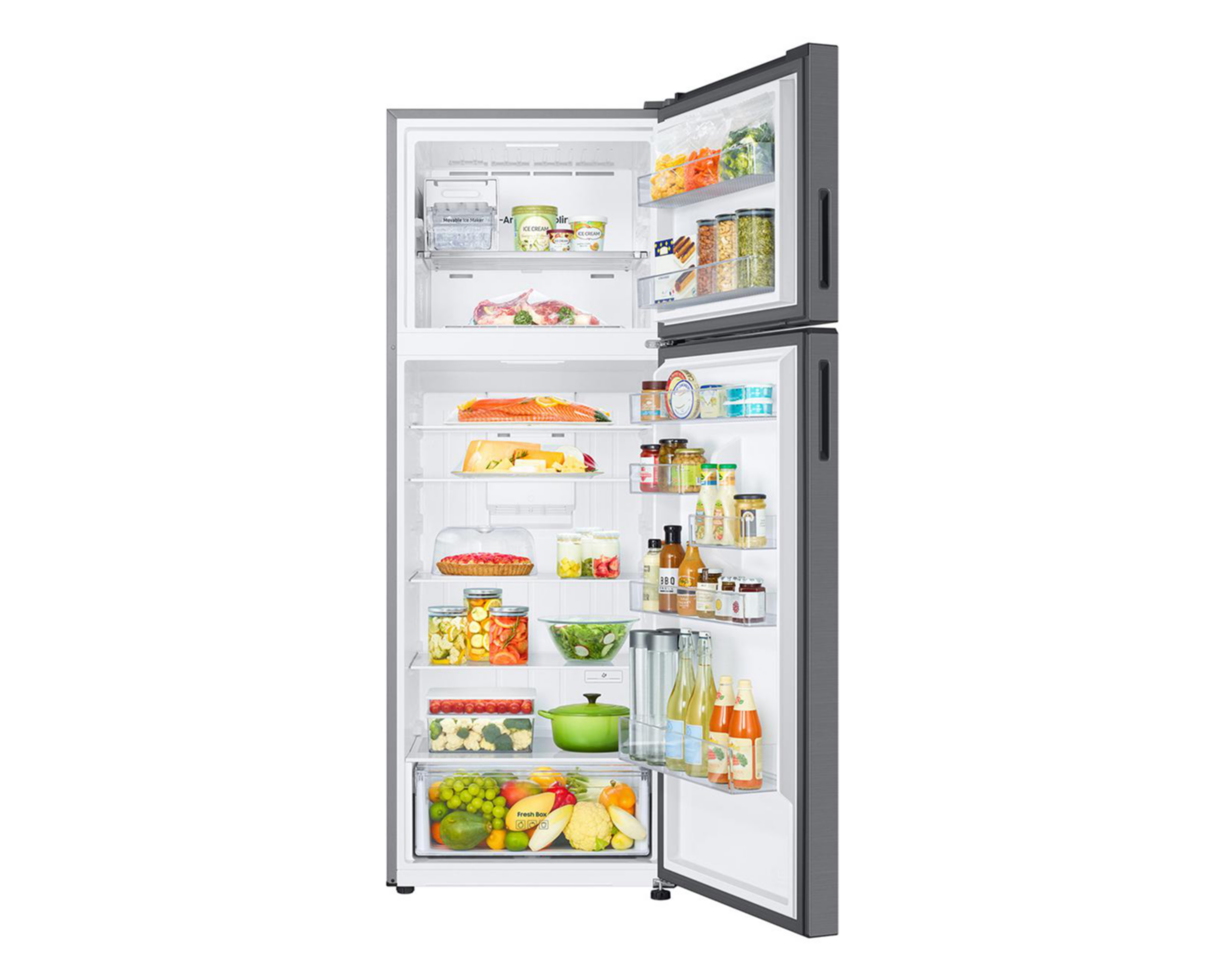 Foto 6 | Refrigerador Samsung RT53DG6128S9EM Top Mount 19 Pies Gris