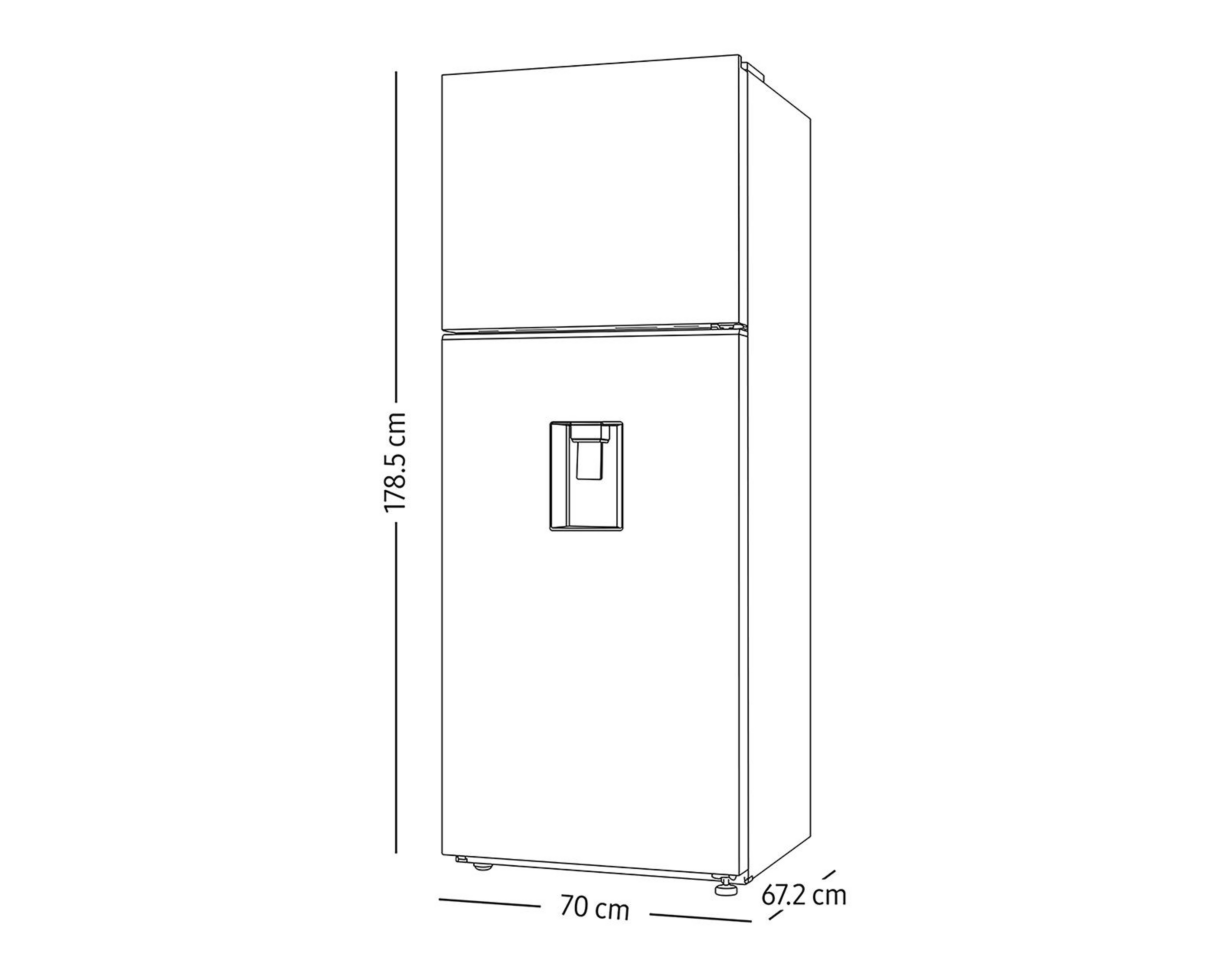 Foto 11 pulgar | Refrigerador Samsung Top Mount 15 Pies Plata RT42DG6224S9EM