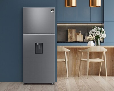 Foto 8 | Refrigerador Samsung Top Mount 14 Pies Plateado RT38DG6224S9EM