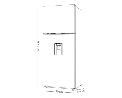 Foto 9 | Refrigerador Samsung Top Mount 14 Pies Plateado RT38DG6224S9EM