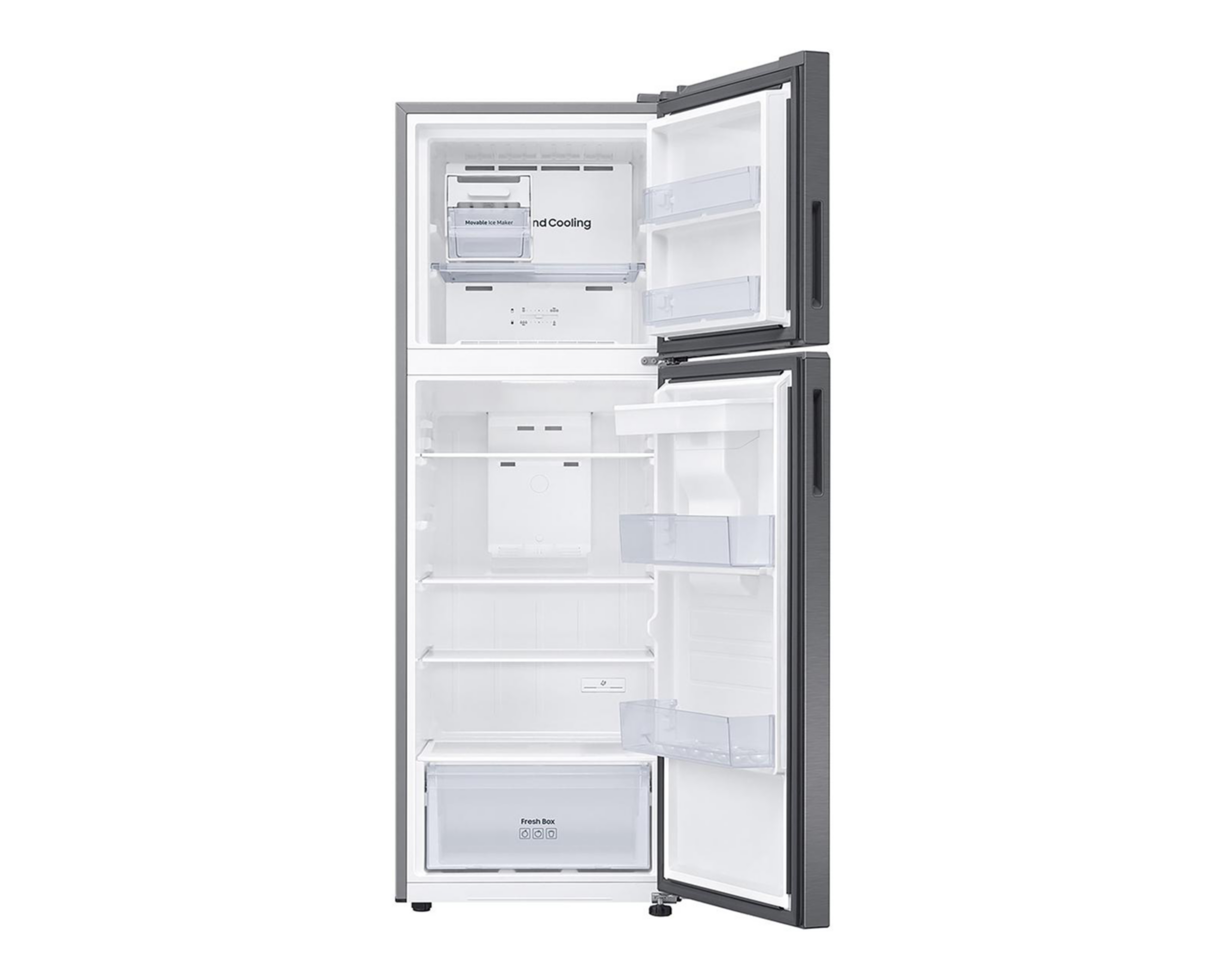 Foto 5 pulgar | Refrigerador Samsung RT35DG5224S9EM Top Mount 12 Pies Gris