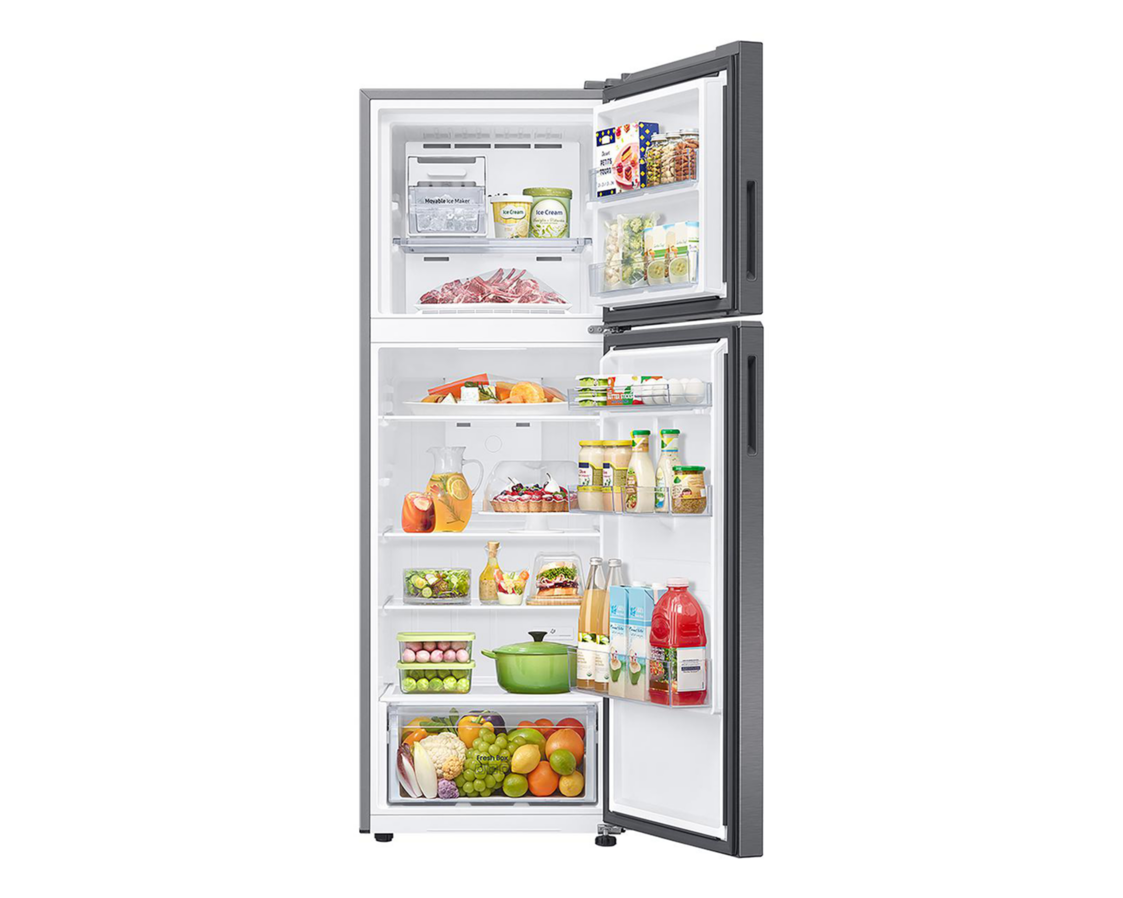 Foto 7 pulgar | Refrigerador Samsung RT31DG5124S9EM Top Mount 11 Pies Gris