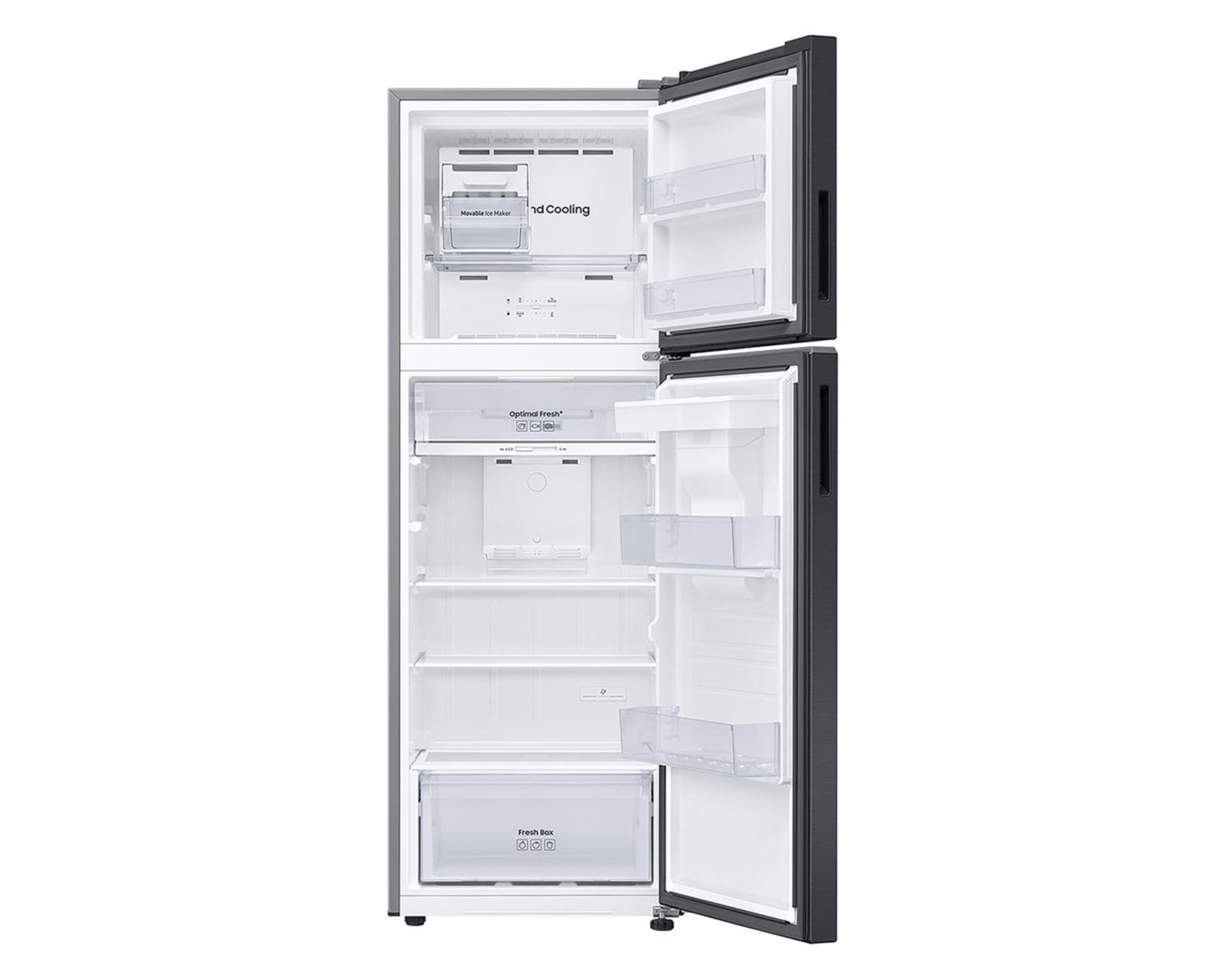 Foto 5 pulgar | Refrigerador Samsung RT31DG5724B1EM Top Mount 11 Pies Negro