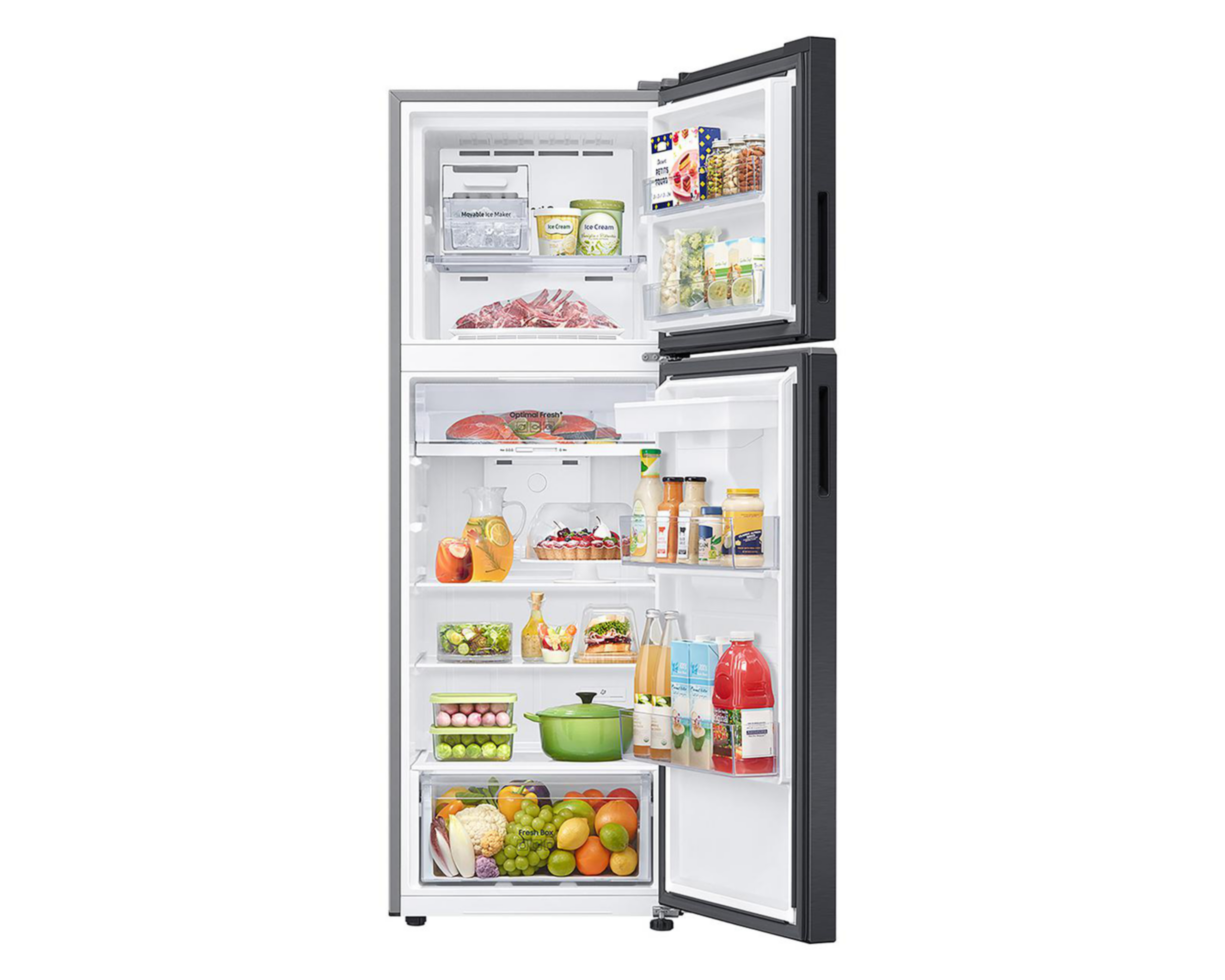 Foto 6 pulgar | Refrigerador Samsung RT31DG5724B1EM Top Mount 11 Pies Negro