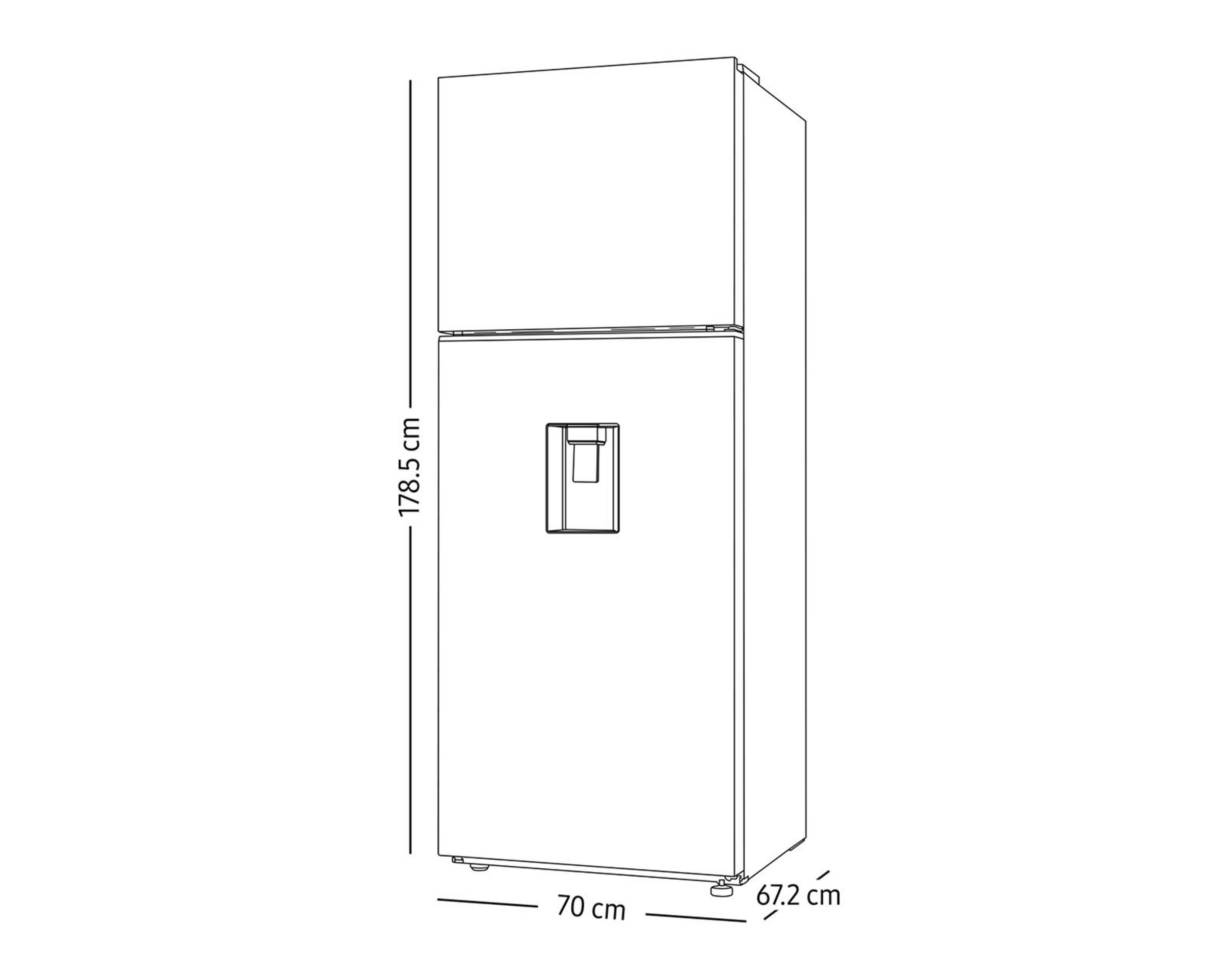 Foto 11 pulgar | Refrigerador Samsung RT42DG6734B1EM Top Mount 15 Pies Negro