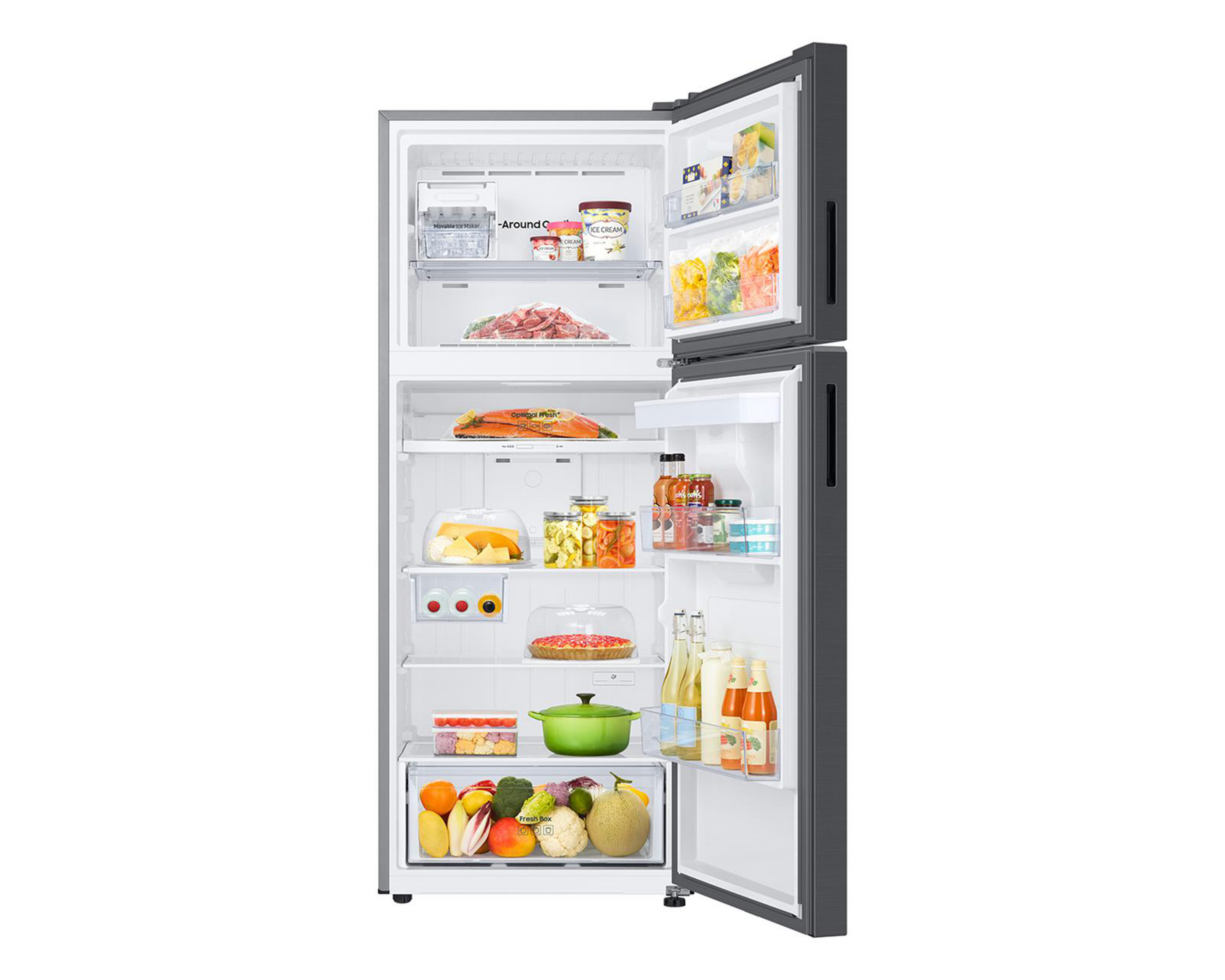 Foto 6 pulgar | Refrigerador Samsung RT42DG6734B1EM Top Mount 15 Pies Negro