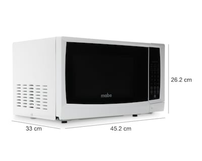 Foto 6 | Horno de Microondas Mabe 0.7 Pies HMM700WK Blanco