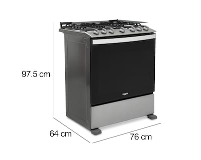 Foto 7 | Estufa Whirlpool de Piso 30" con 6 Quemadores de Gas LP WFR5200D