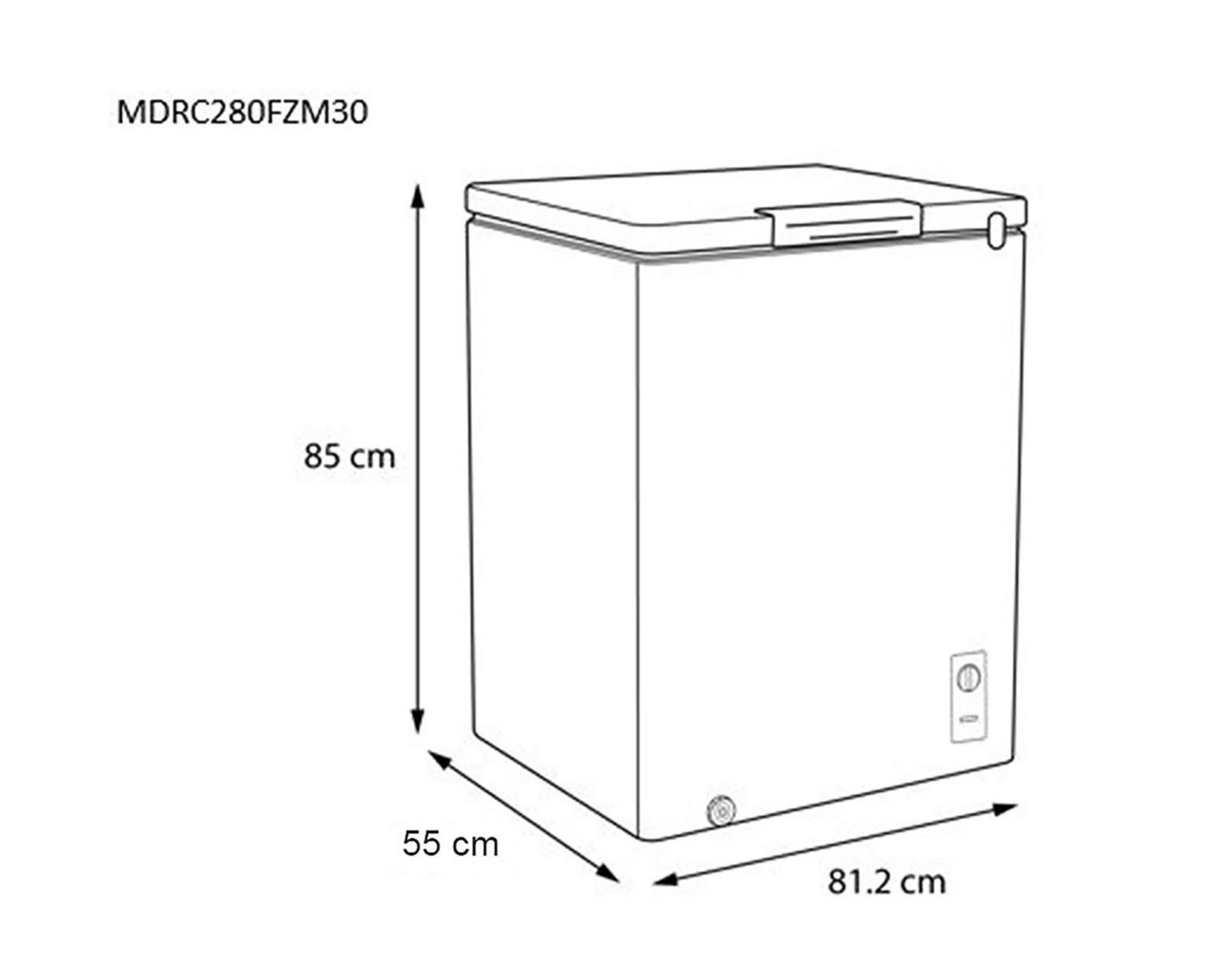 Foto 4 | Congelador Midea 7 Pies Negro