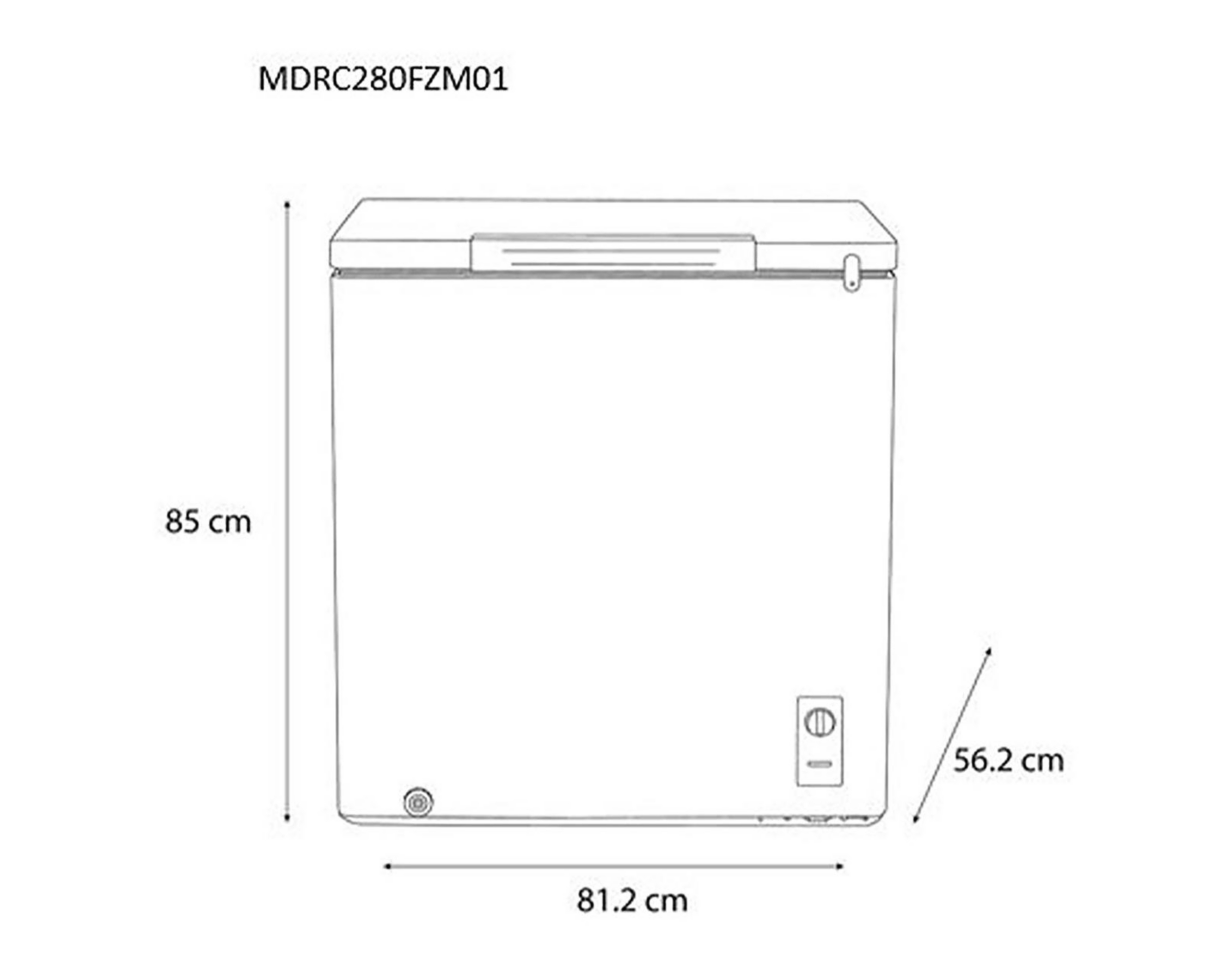 Foto 5 | Congelador Midea 7 Pies Blanco