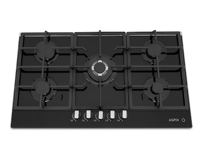 Foto 3 | Parrilla Empotrable Aspix 90 cm de Gas LP P5QANG Negra