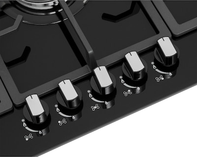 Foto 4 | Parrilla Empotrable Aspix 90 cm de Gas LP P5QANG Negra