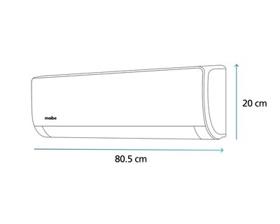 Foto 6 | Minisplit Mabe Inverter 1 Tonelada 115 V Solo Frío MMI12CABWCA32M1