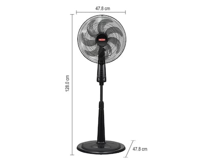 Foto 9 | Ventilador de Pedestal Record 18 Pulgadas