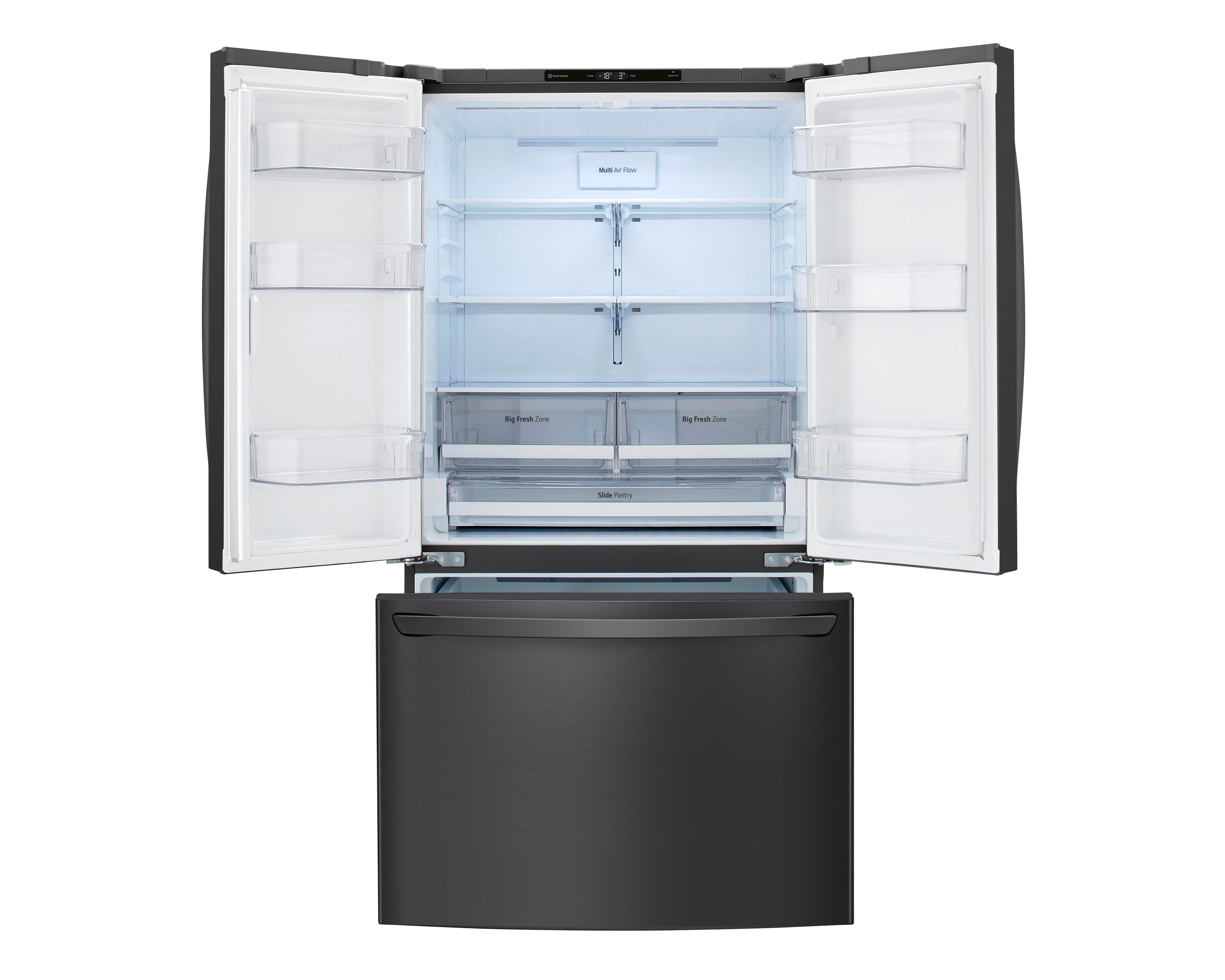 Foto 4 pulgar | Refrigerador LG GM39BT French Door 29 Pies Negro