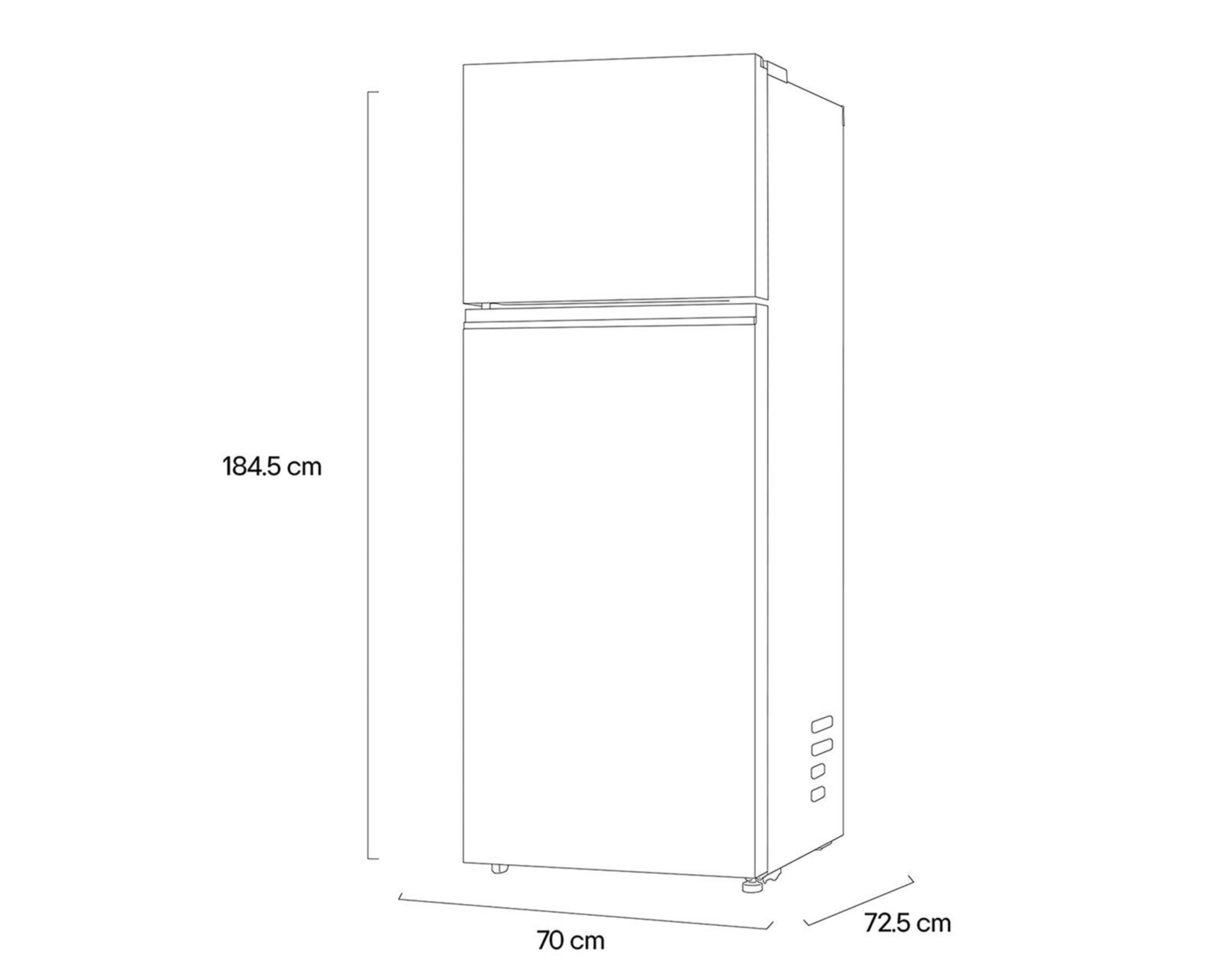 Foto 11 pulgar | Refrigerador LG Top Freezer 16 Pies Platino VT45BP.APYFMXM