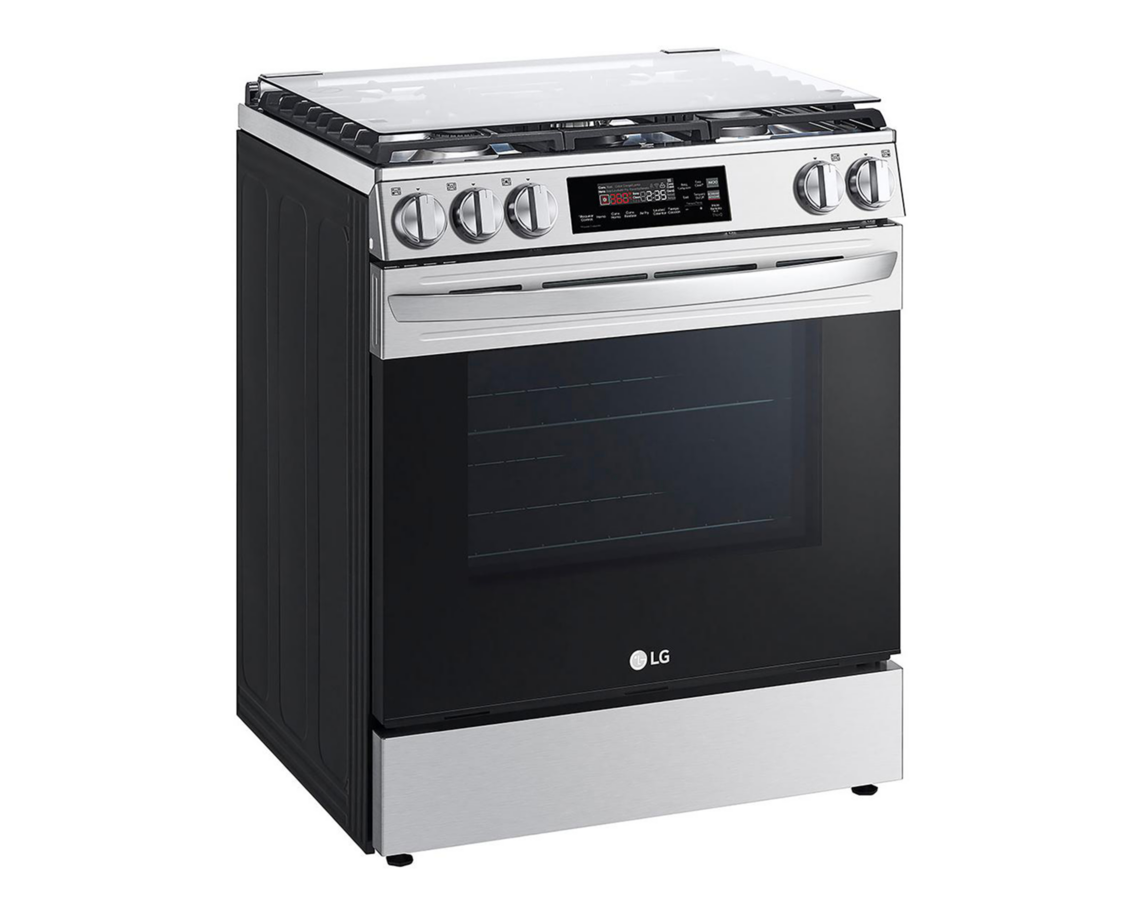 Estufa LG de Piso 30 Pulgadas con 5 Quemadores Eléctrica LRGL5844S Función Freidora de Aire $18,999