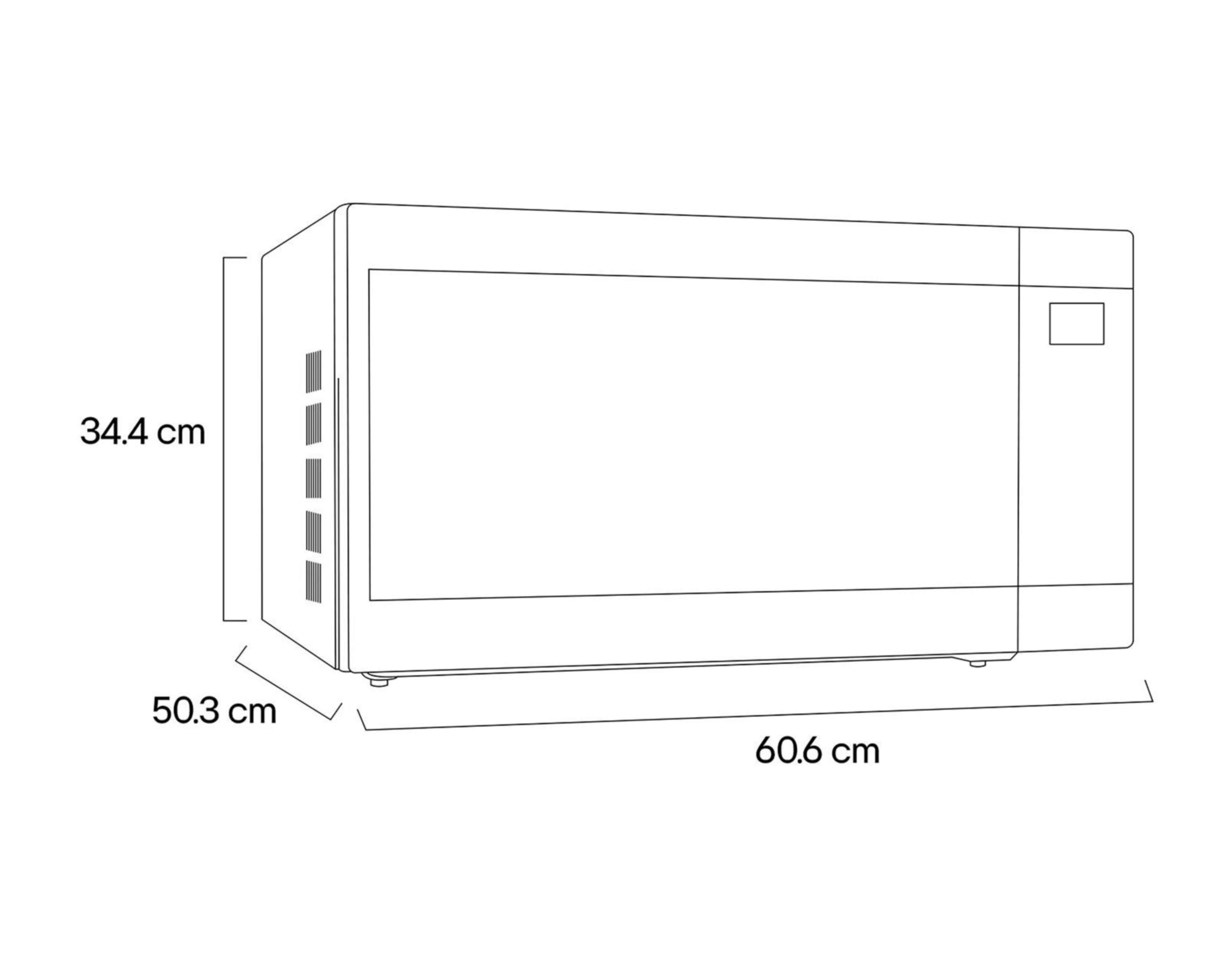 Foto 10 pulgar | Horno de Microondas LG 2.0 Pies MS2097HST Negro