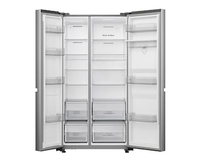 Foto 3 | Refrigerador Hisense RS22N6GCX Side by Side 23 Pies Plateado