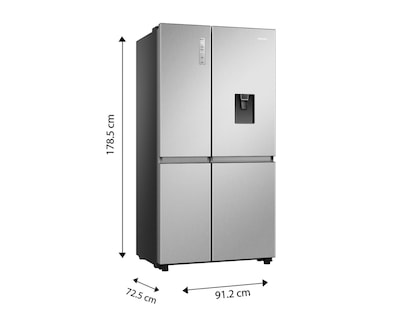 Foto 8 | Refrigerador Hisense RS22N6GCX Side by Side 23 Pies Plateado