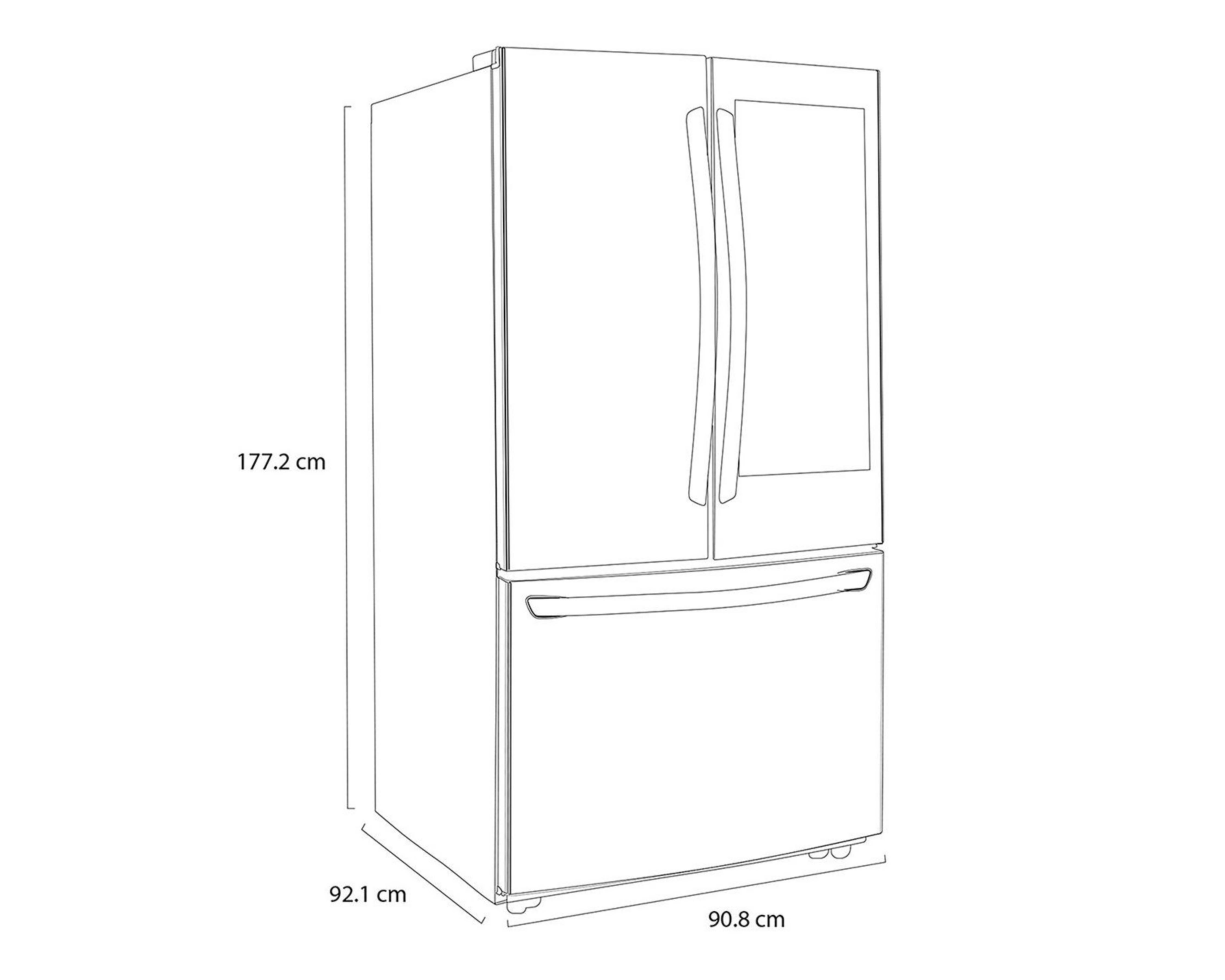 Foto 11 pulgar | Refrigerador LG GM39BVP French Door 29 Pies Plateado
