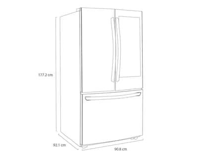 Foto 10 | Refrigerador LG GM39BVP French Door 29 Pies Plateado