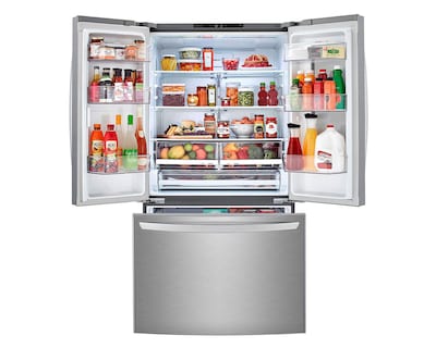 Foto 8 | Refrigerador LG GM39BVP French Door 29 Pies Plateado