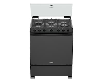 Foto 2 | Estufa Whirlpool de Piso 30 Pulgadas con 6 Quemadores de Gas LP WFR7000B Negro