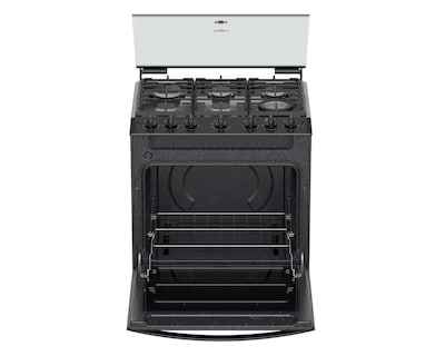 Foto 3 | Estufa Whirlpool de Piso 30 Pulgadas con 6 Quemadores de Gas LP WFR7000B Negro