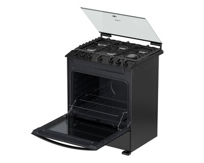 Foto 4 | Estufa Whirlpool de Piso 30 Pulgadas con 6 Quemadores de Gas LP WFR7000B Negro