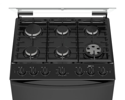 Foto 6 | Estufa Whirlpool de Piso 30 Pulgadas con 6 Quemadores de Gas LP WFR7000B Negro