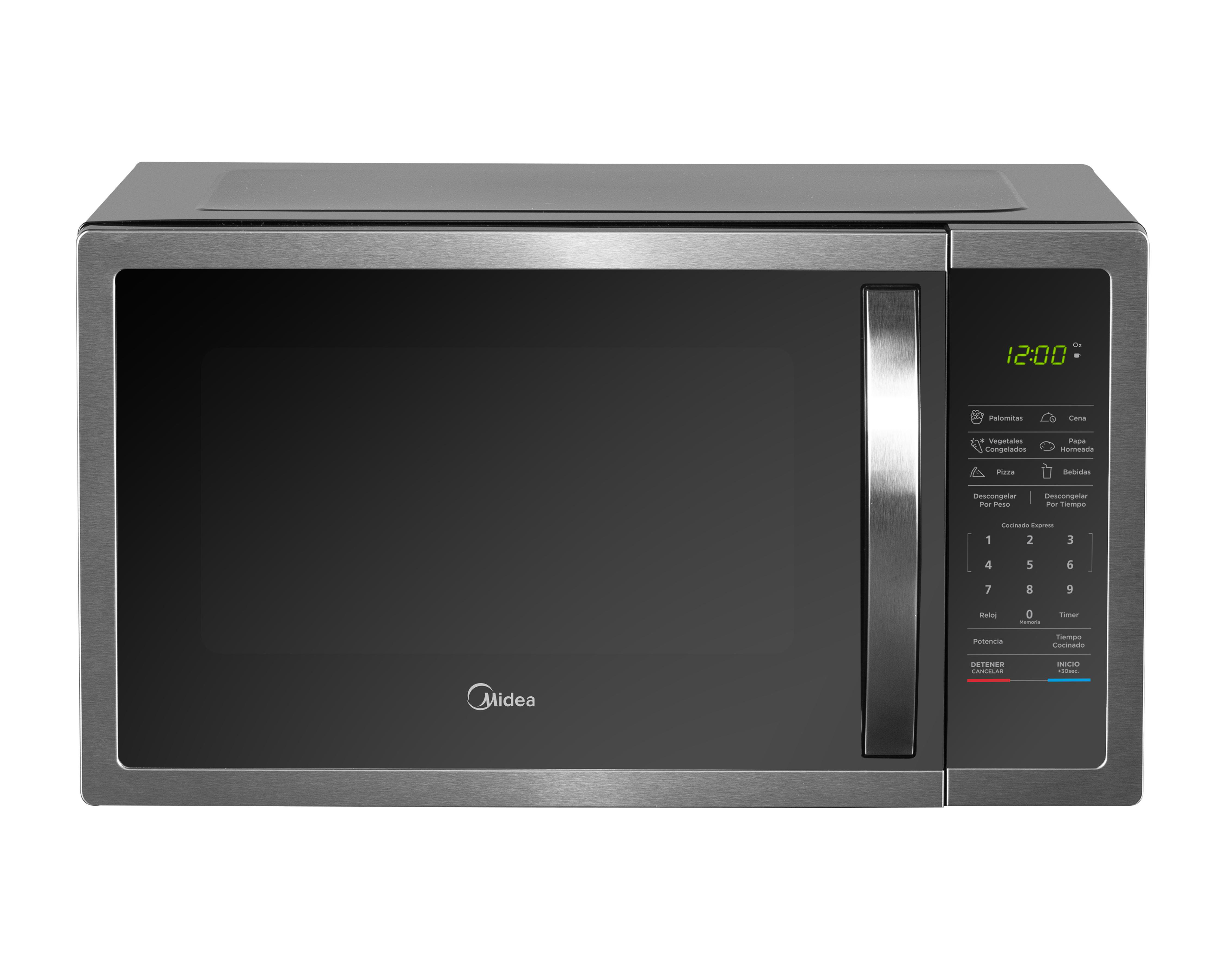 Horno de Microondas Midea 1.6 Pies MMDHF16S2SS Acero